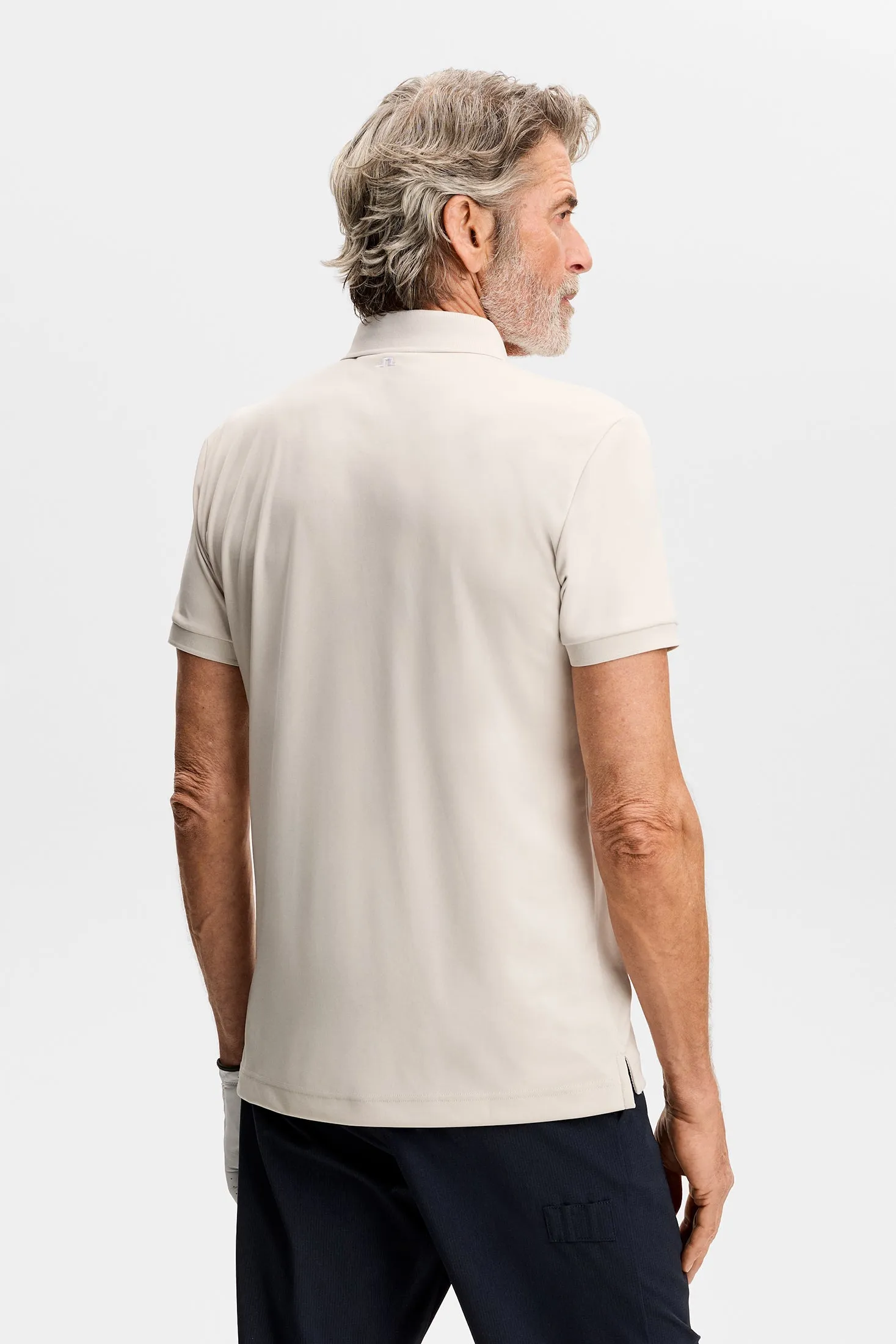 Tour Tech Slim Fit Polo / Moonbeam sold by J. Lindeberg product image thumbnail 3