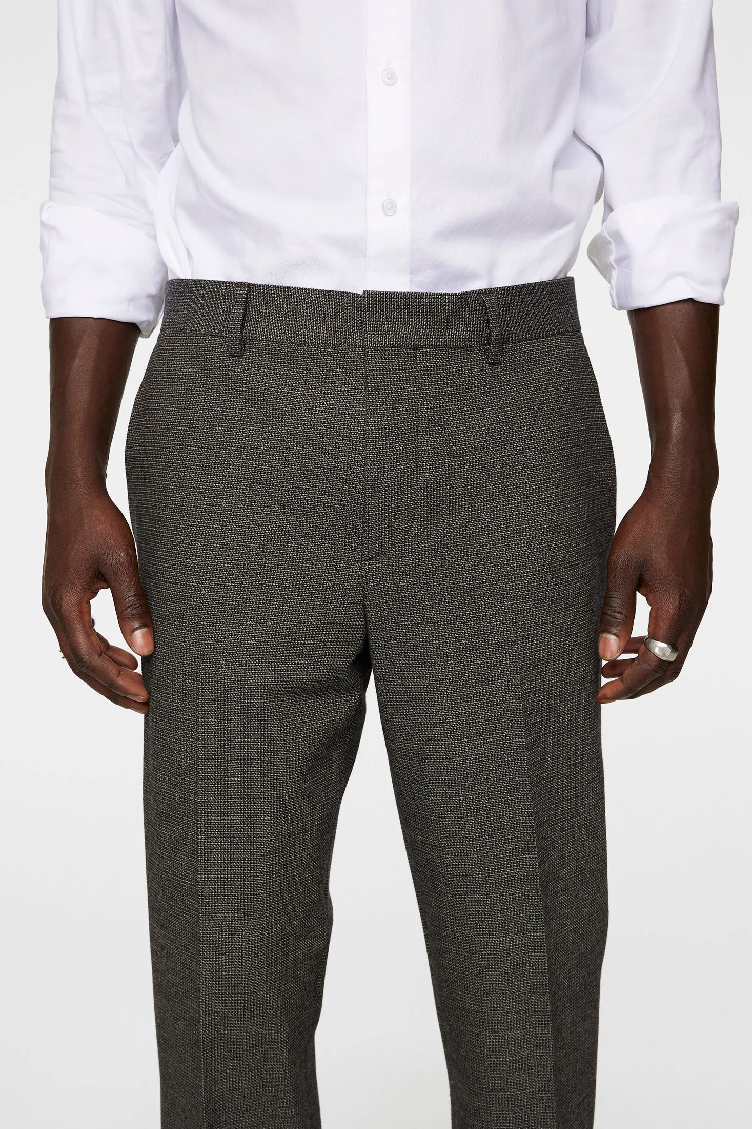 Lois 2 Tone Pants / Bitter Chocolate sold by J. Lindeberg product image thumbnail 5