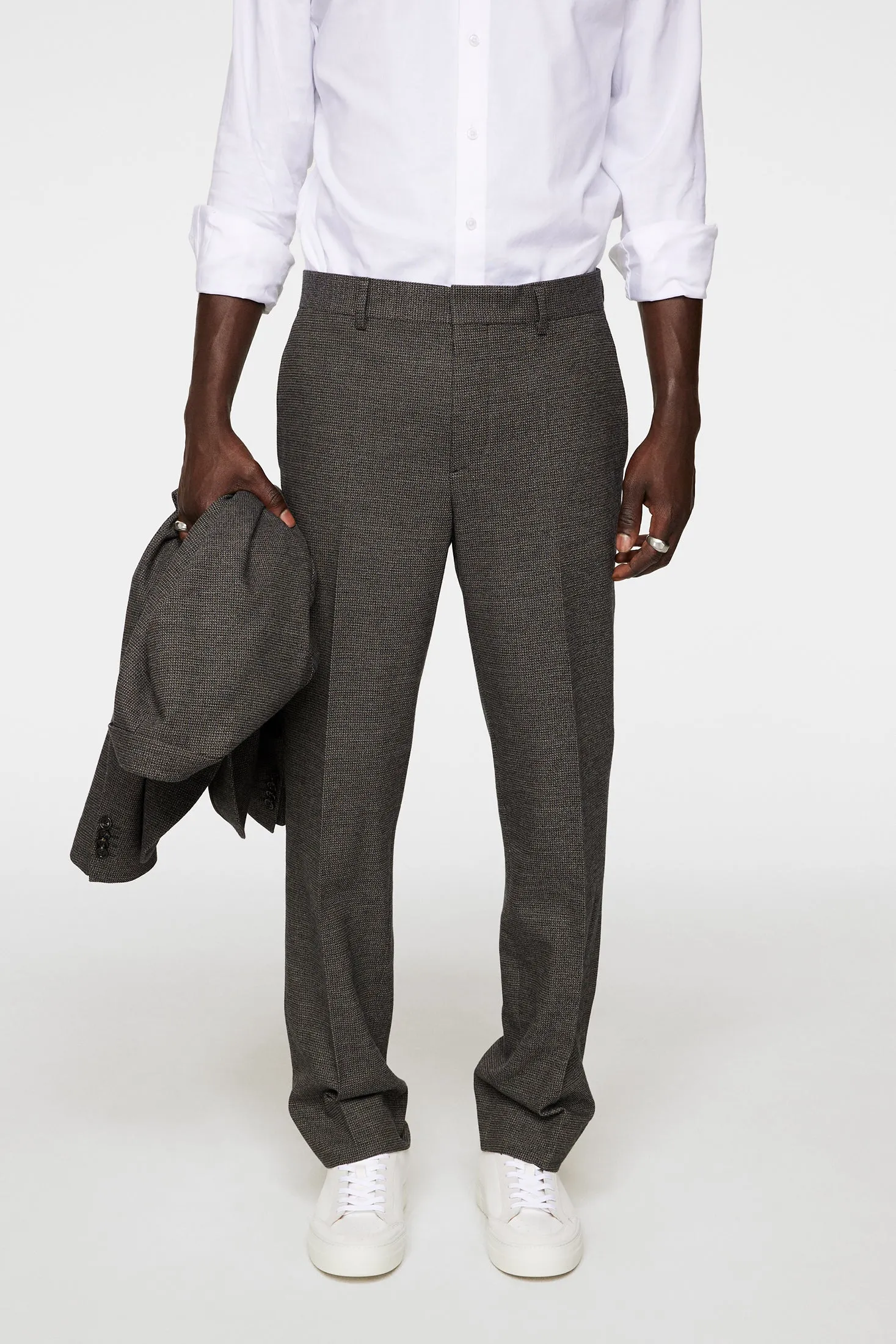 Lois 2 Tone Pants / Bitter Chocolate sold by J. Lindeberg product image thumbnail 2