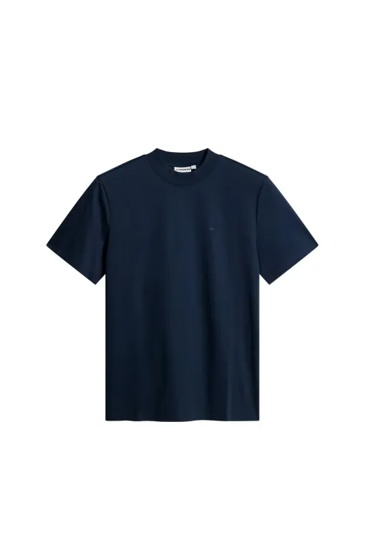 Ace Mock Neck T-Shirt / JL Navy made by J. Lindeberg