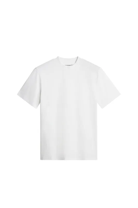 Ace Mock Neck T-Shirt / White sold by J. Lindeberg