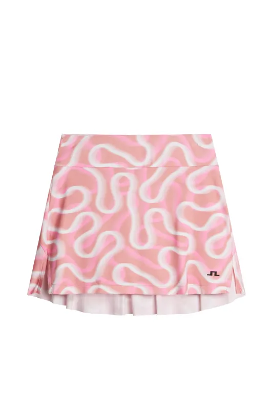 Shania Printed Skirt / Rally Flamingo M sold by J. Lindeberg