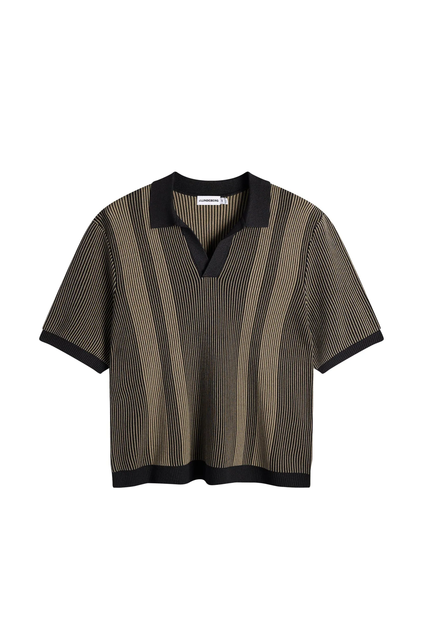 Sal Knitted Polo / Black sold by J. Lindeberg