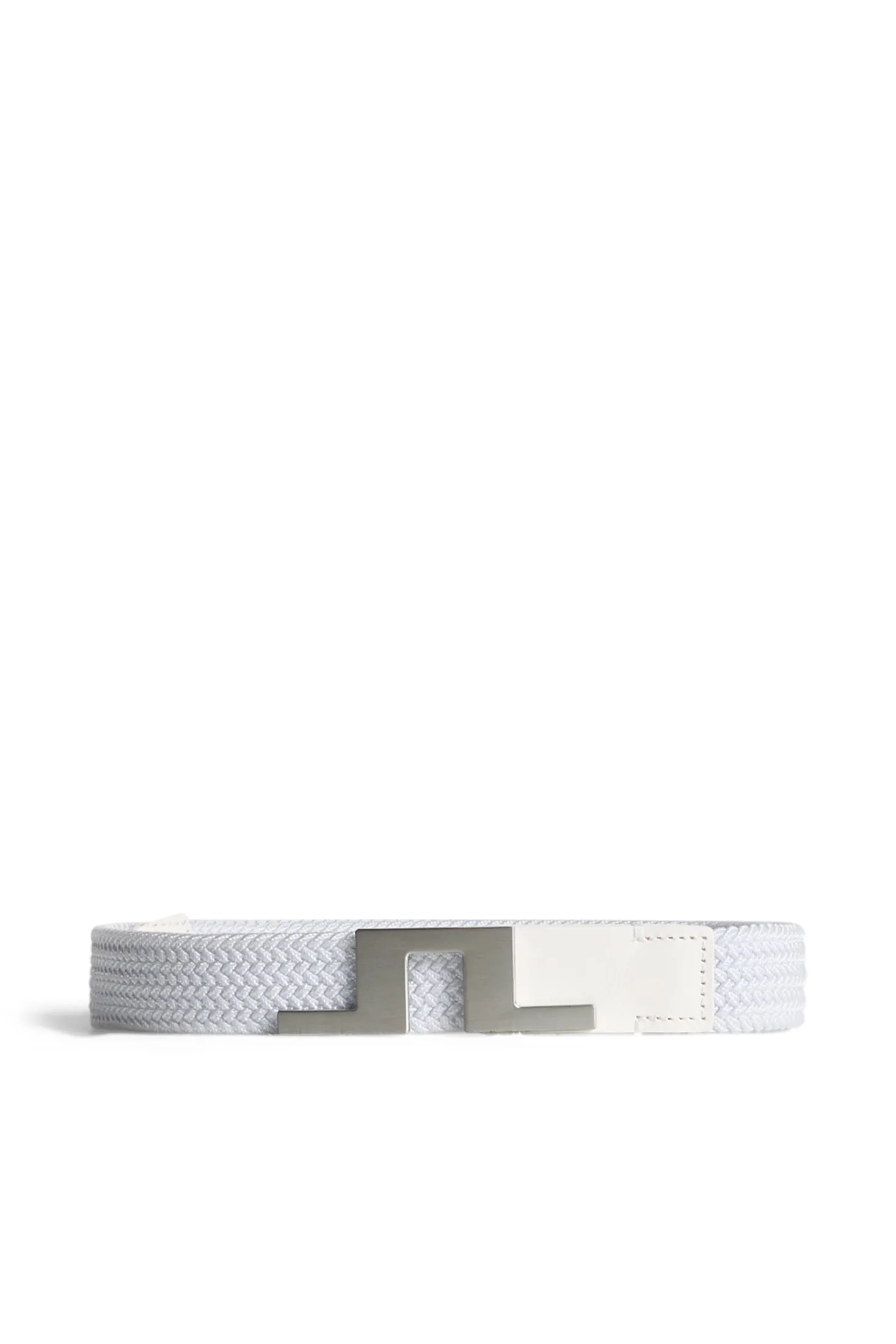 Braided Bridge Belt 30 / White sold by J. Lindeberg
