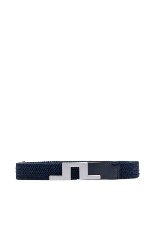 Braided Bridge Belt 30 / JL Navy sold by J. Lindeberg