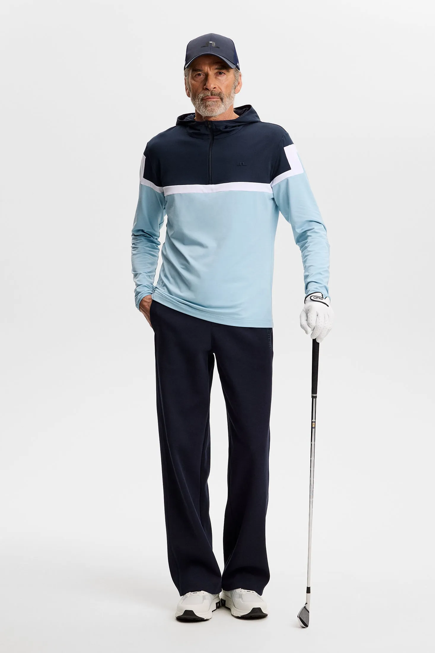 Sole Hoodie / JL Navy sold by J. Lindeberg product image thumbnail 3