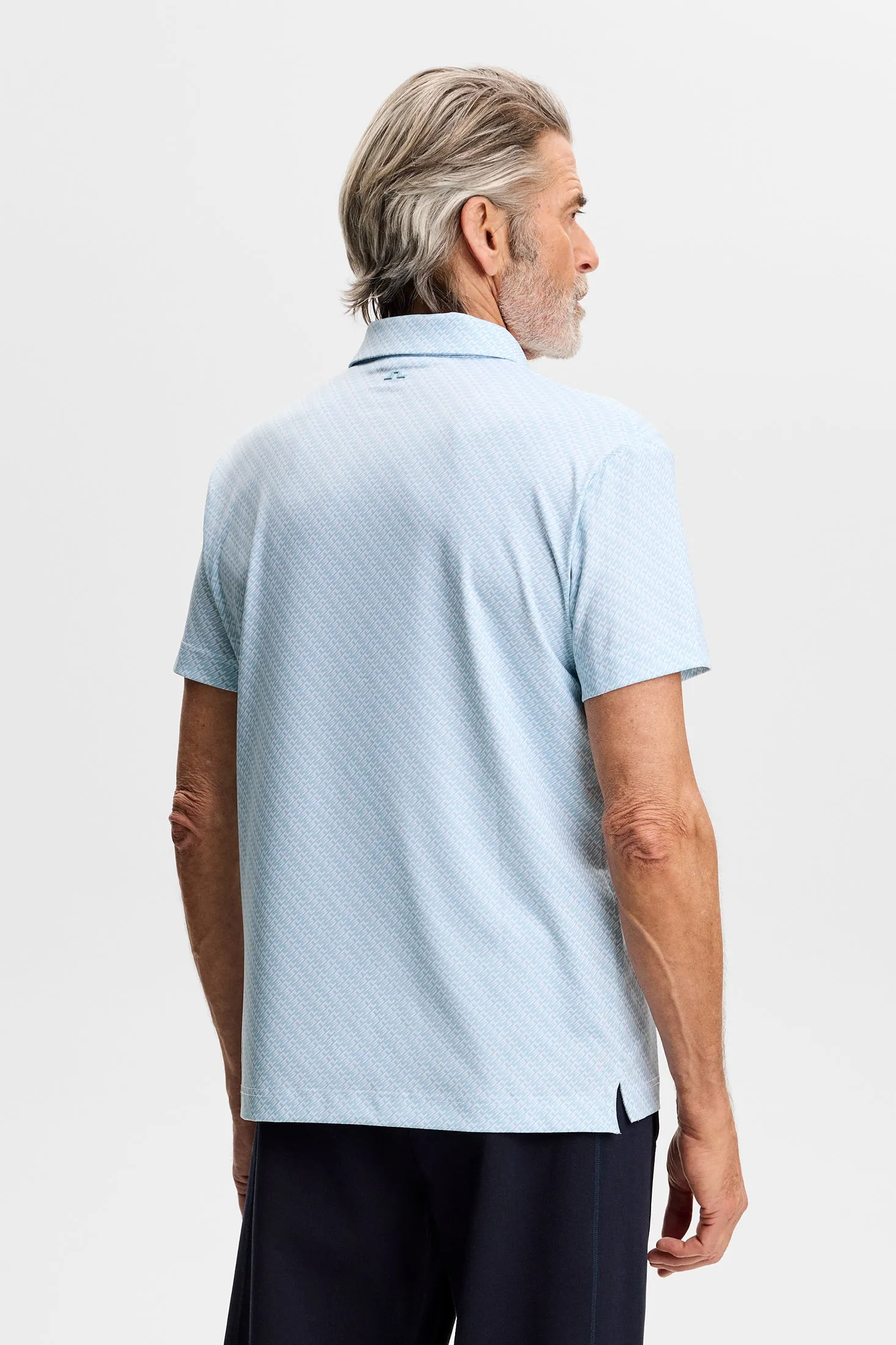 Tod Print Polo / Flight Bridge Forget White S sold by J. Lindeberg product image thumbnail 3