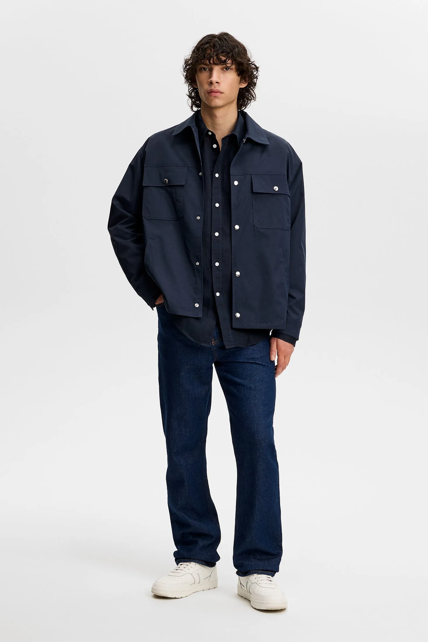 Zachary Clean Linen Shirt / JL Navy sold by J. Lindeberg product image thumbnail 3