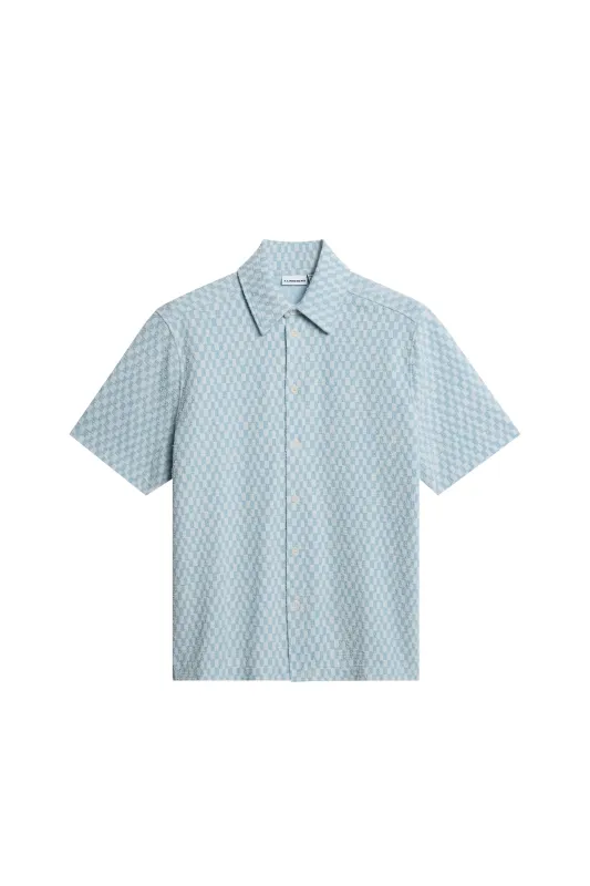 Torpa Jacquard Shirt / Moonbeam sold by J. Lindeberg