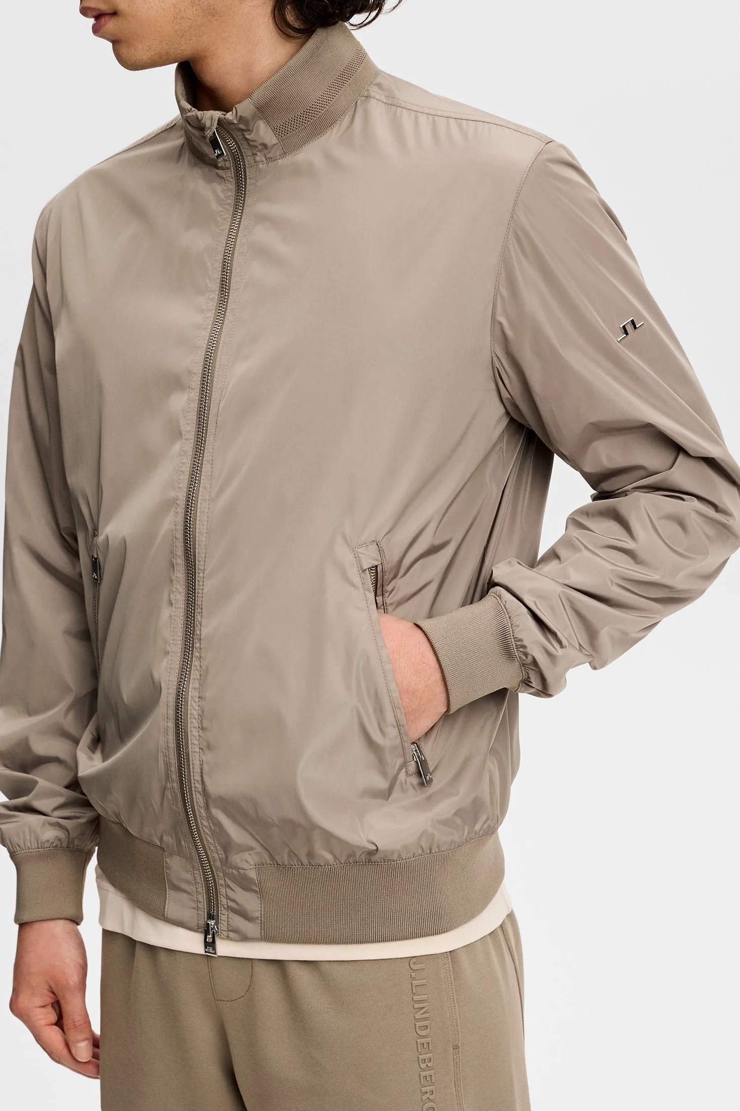 Kevin Poly Jacket / Brindle sold by J. Lindeberg product image thumbnail 4