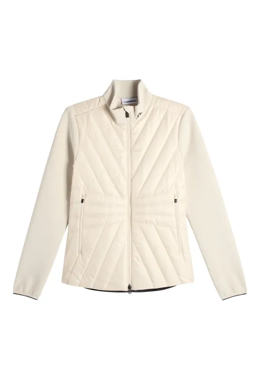 Holma Quilt Hybrid Jacket / Moonbeam sold by J. Lindeberg