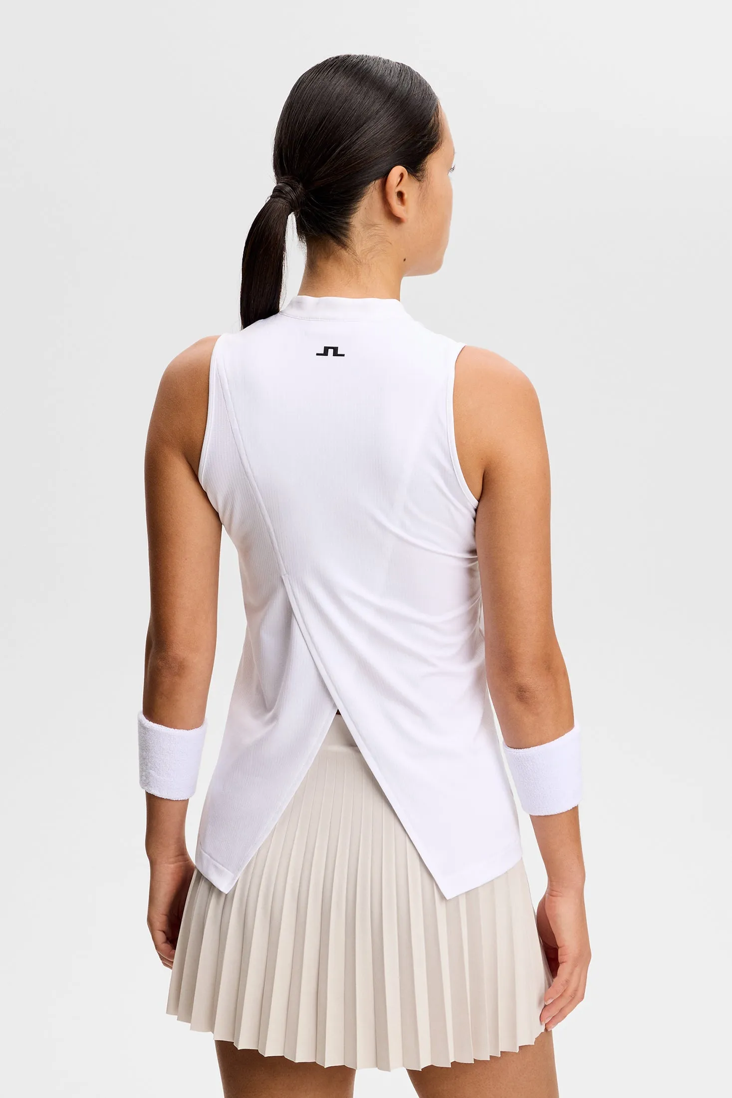 Gianna Polo / White sold by J. Lindeberg product image thumbnail 4