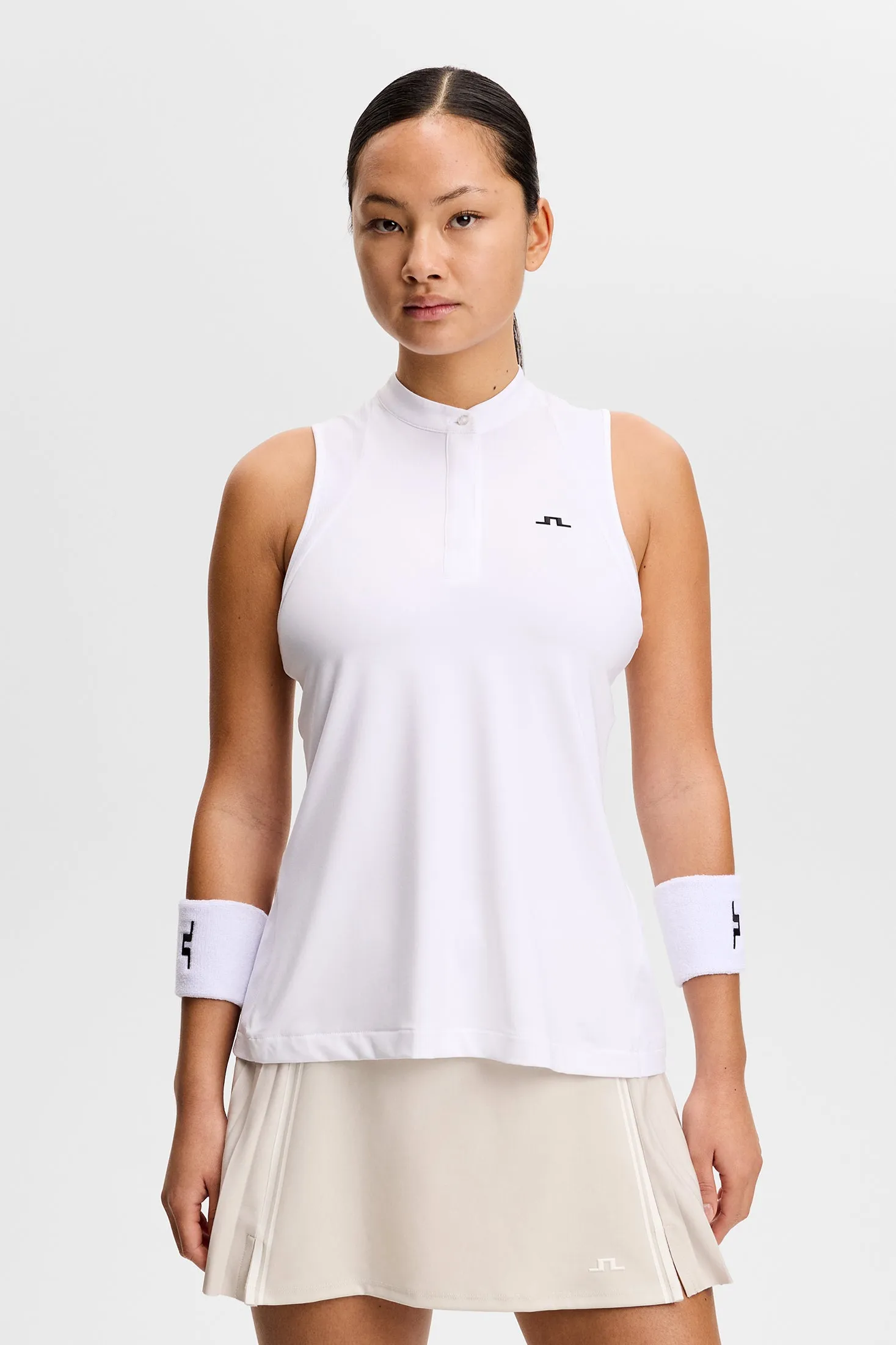 Gianna Polo / White sold by J. Lindeberg product image thumbnail 3