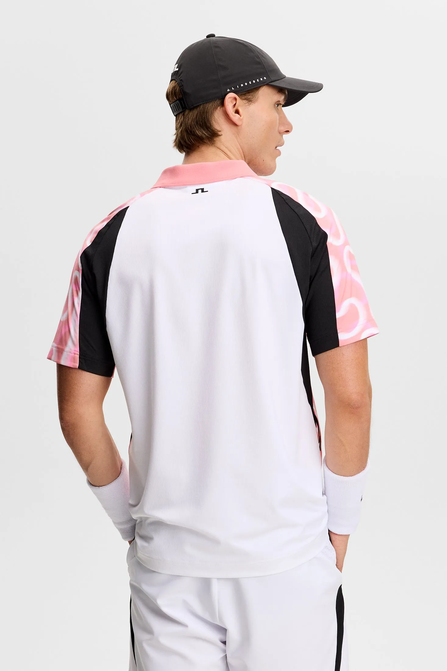 Paul Print Polo / Rally Flamingo M sold by J. Lindeberg product image thumbnail 3