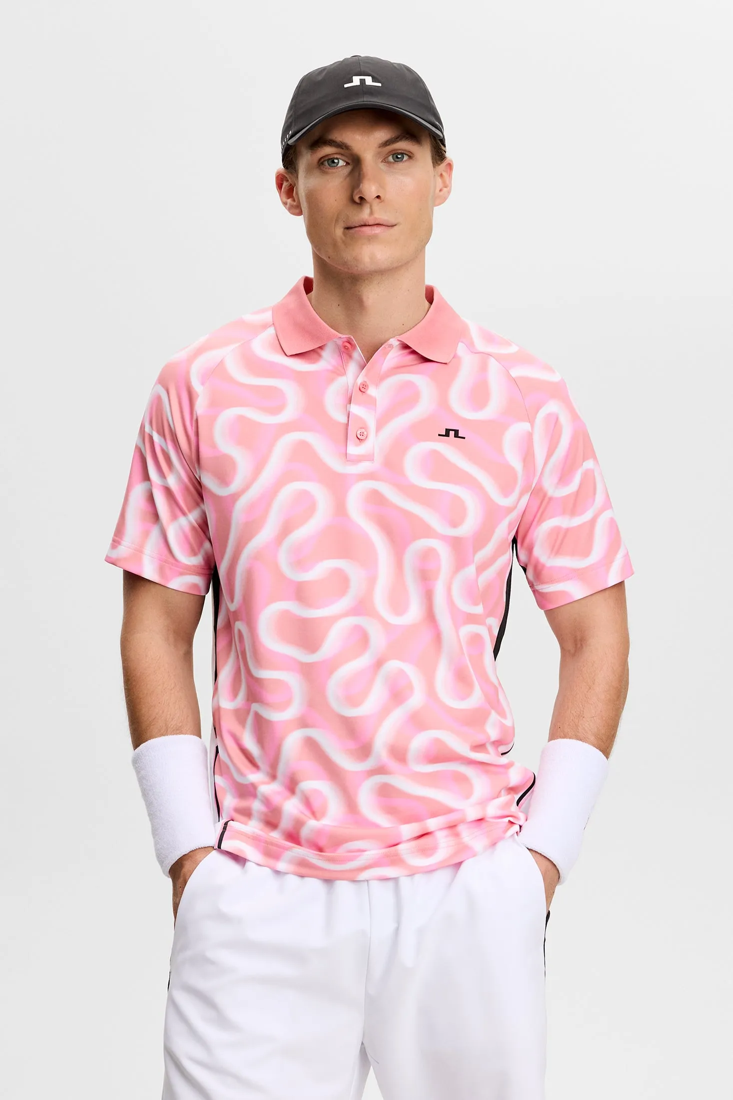 Paul Print Polo / Rally Flamingo M sold by J. Lindeberg product image thumbnail 2