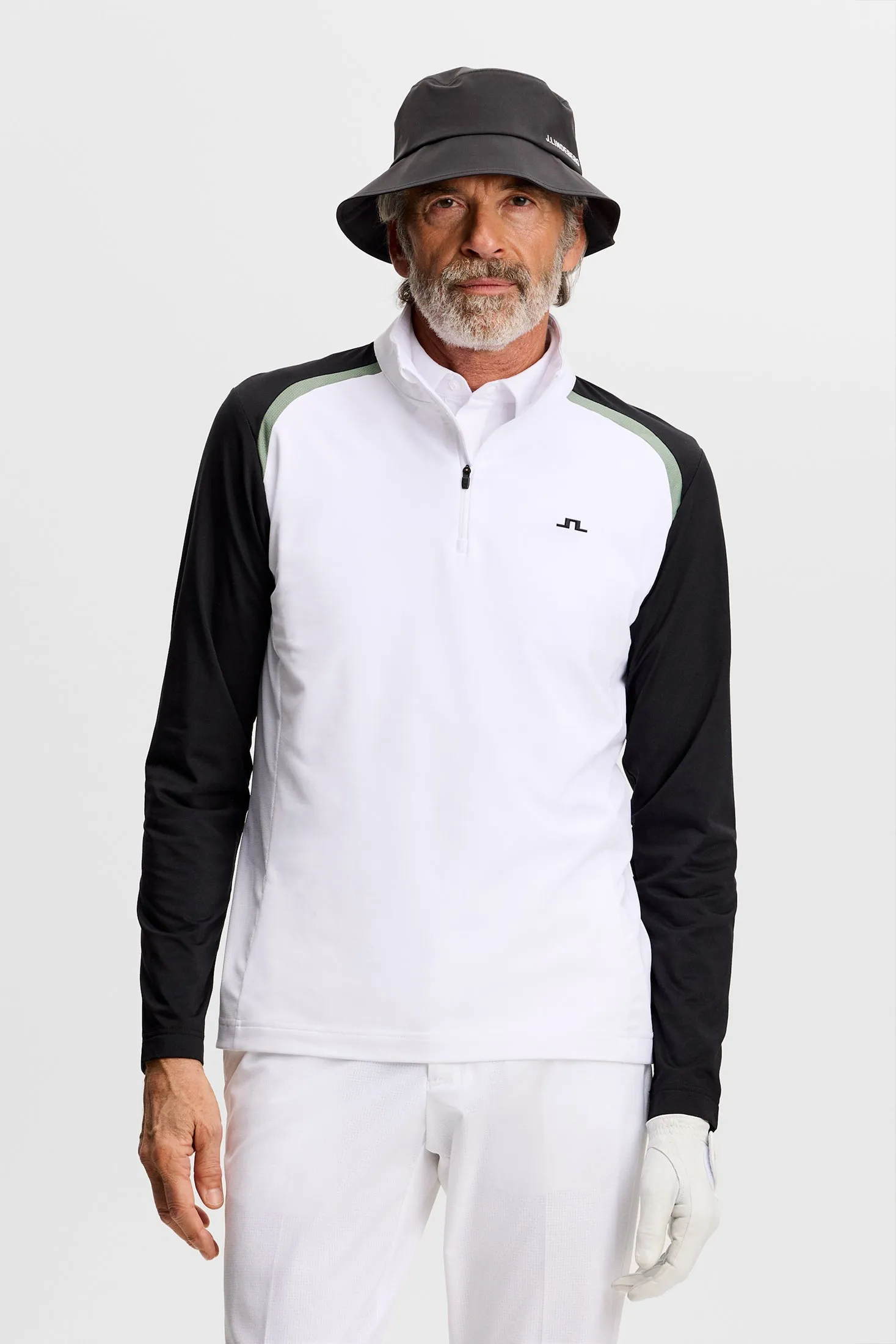 Blake Zip Mid Layer / White sold by J. Lindeberg product image thumbnail 2