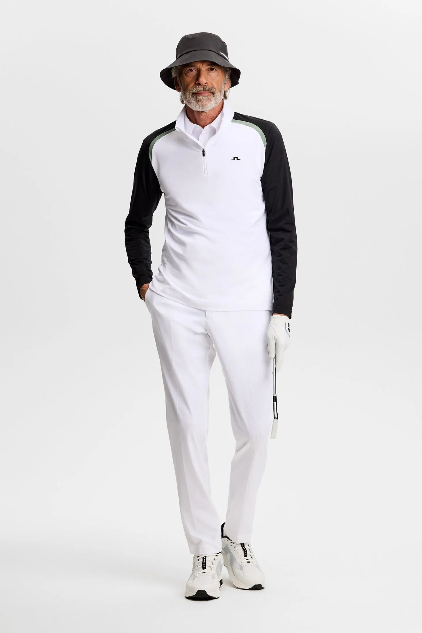 Blake Zip Mid Layer / White sold by J. Lindeberg product image thumbnail 4