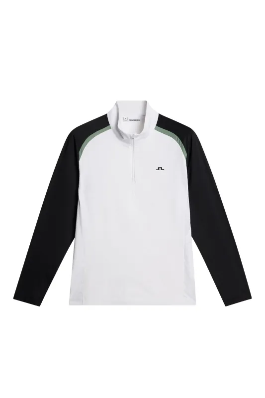 Blake Zip Mid Layer / White sold by J. Lindeberg
