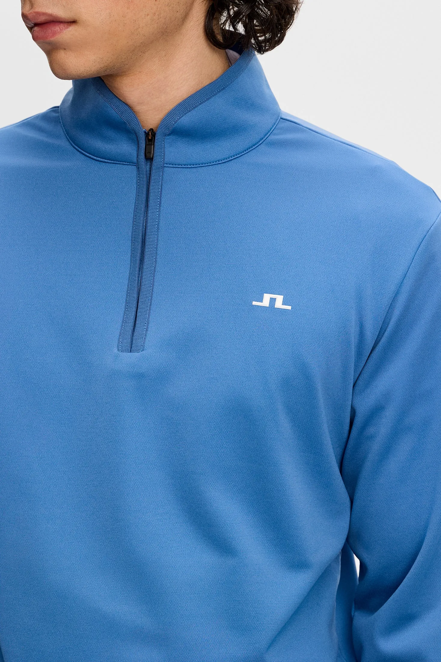 Clide Quarter Zip Mid Layer / Federal Blue sold by J. Lindeberg product image thumbnail 4