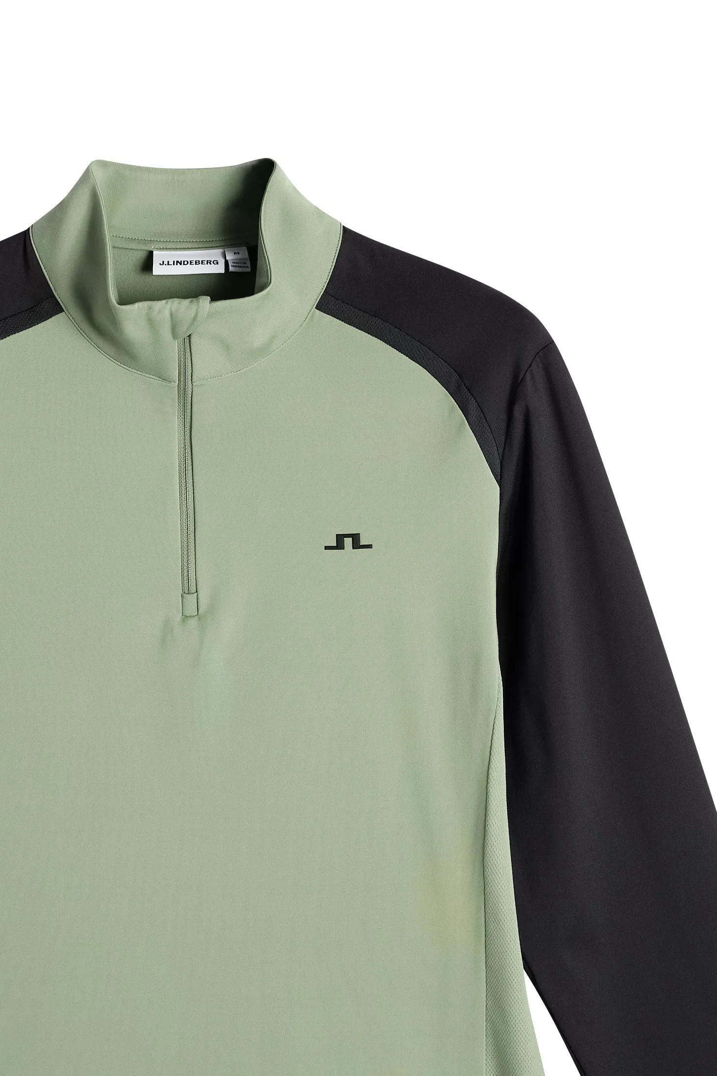 Blake Zip Mid Layer / Hedge Green sold by J. Lindeberg product image thumbnail 2