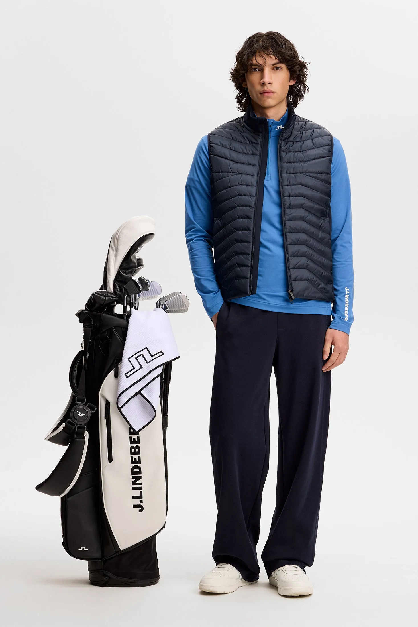 Tour Tech Mid Layer / Federal Blue sold by J. Lindeberg product image thumbnail 3