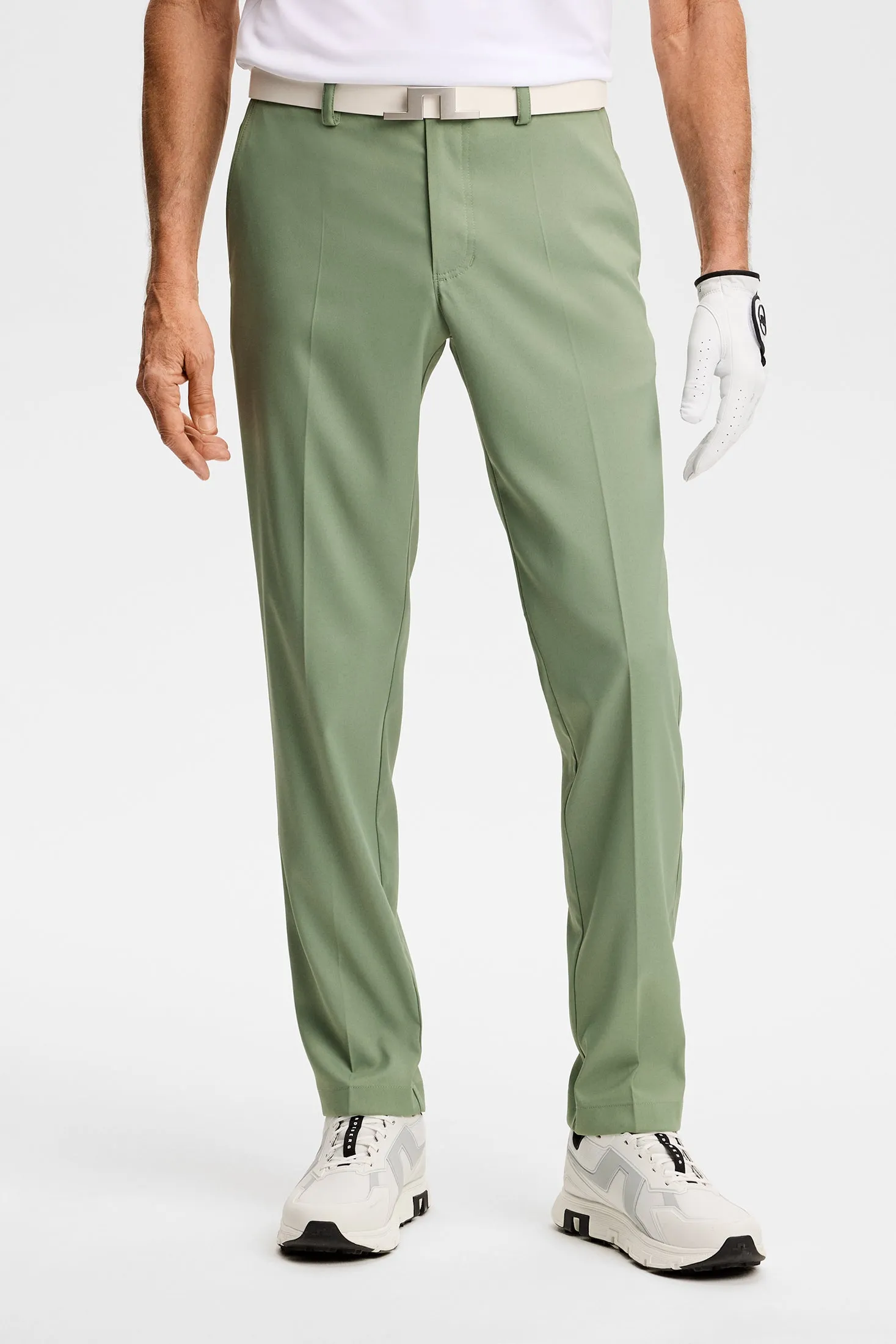 Mitch pant Micro High Stretch / Hedge Green sold by J. Lindeberg product image thumbnail 3