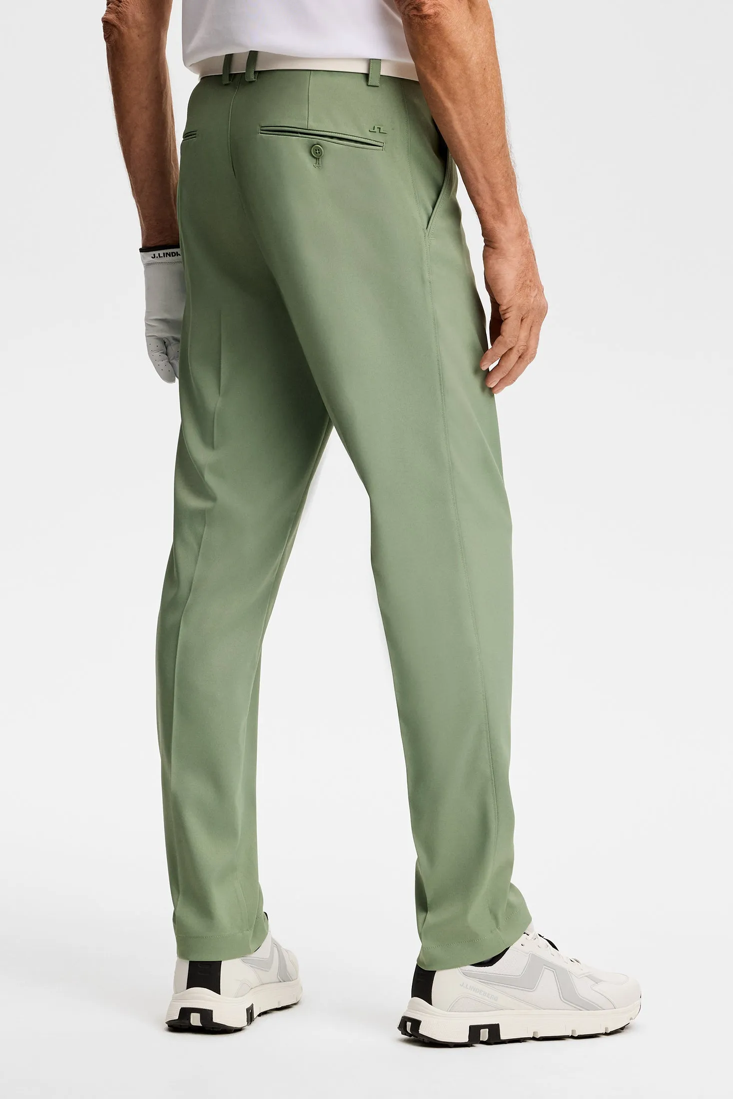 Mitch pant Micro High Stretch / Hedge Green sold by J. Lindeberg product image thumbnail 4
