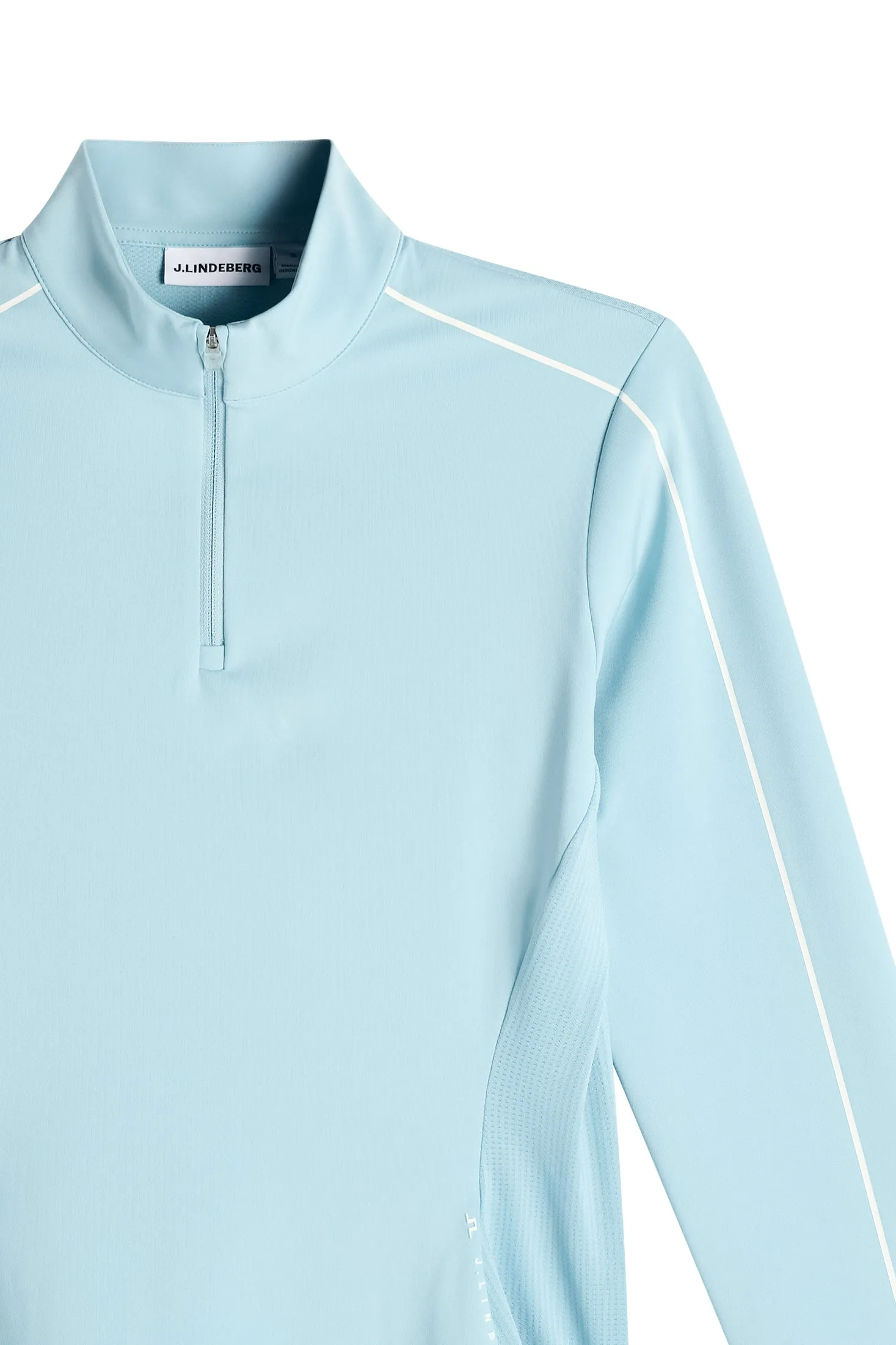 Adiola Quarter Zip Mid Layer / Forget-Me-Not sold by J. Lindeberg product image thumbnail 2