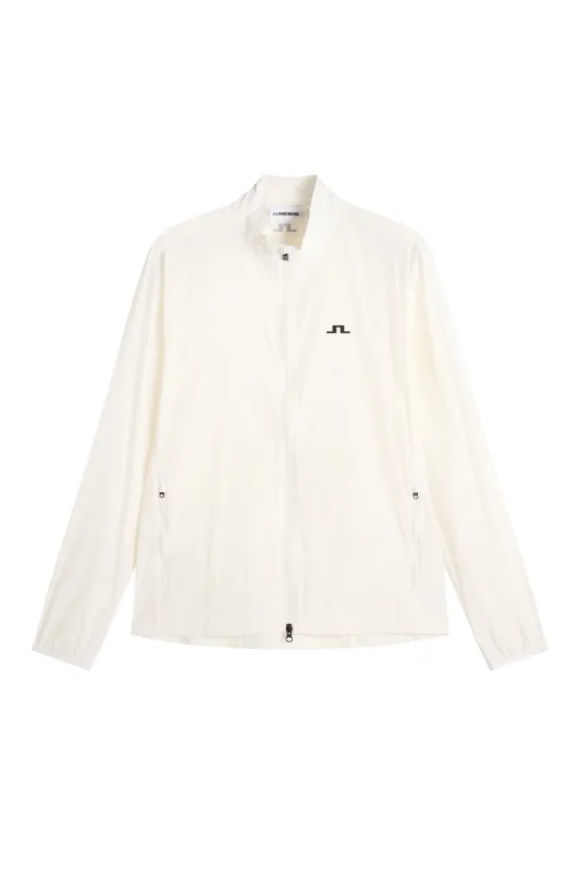 Ash Light Packable Jacket / White sold by J. Lindeberg