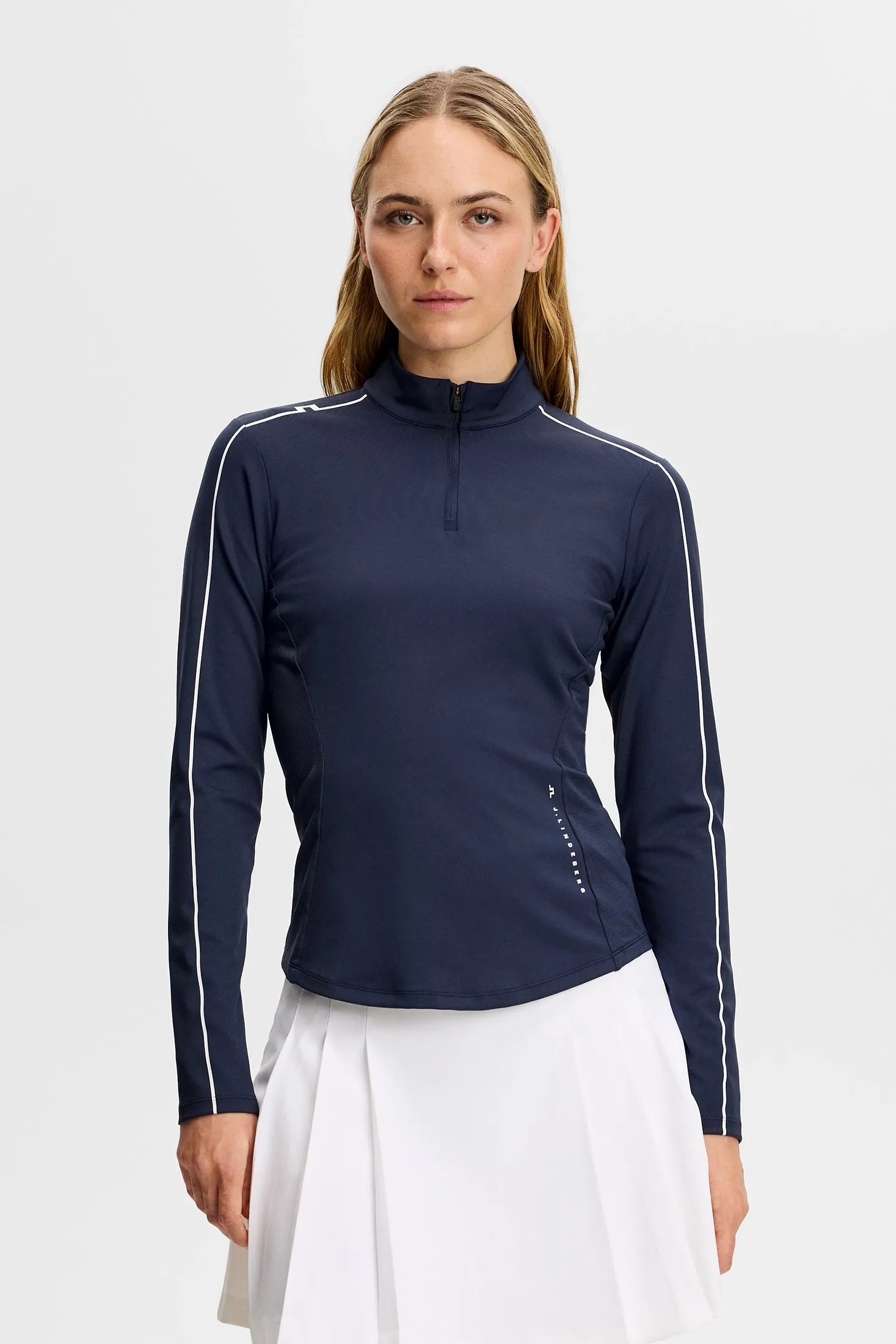 Adiola Quarter Zip Mid Layer / JL Navy sold by J. Lindeberg product image thumbnail 2