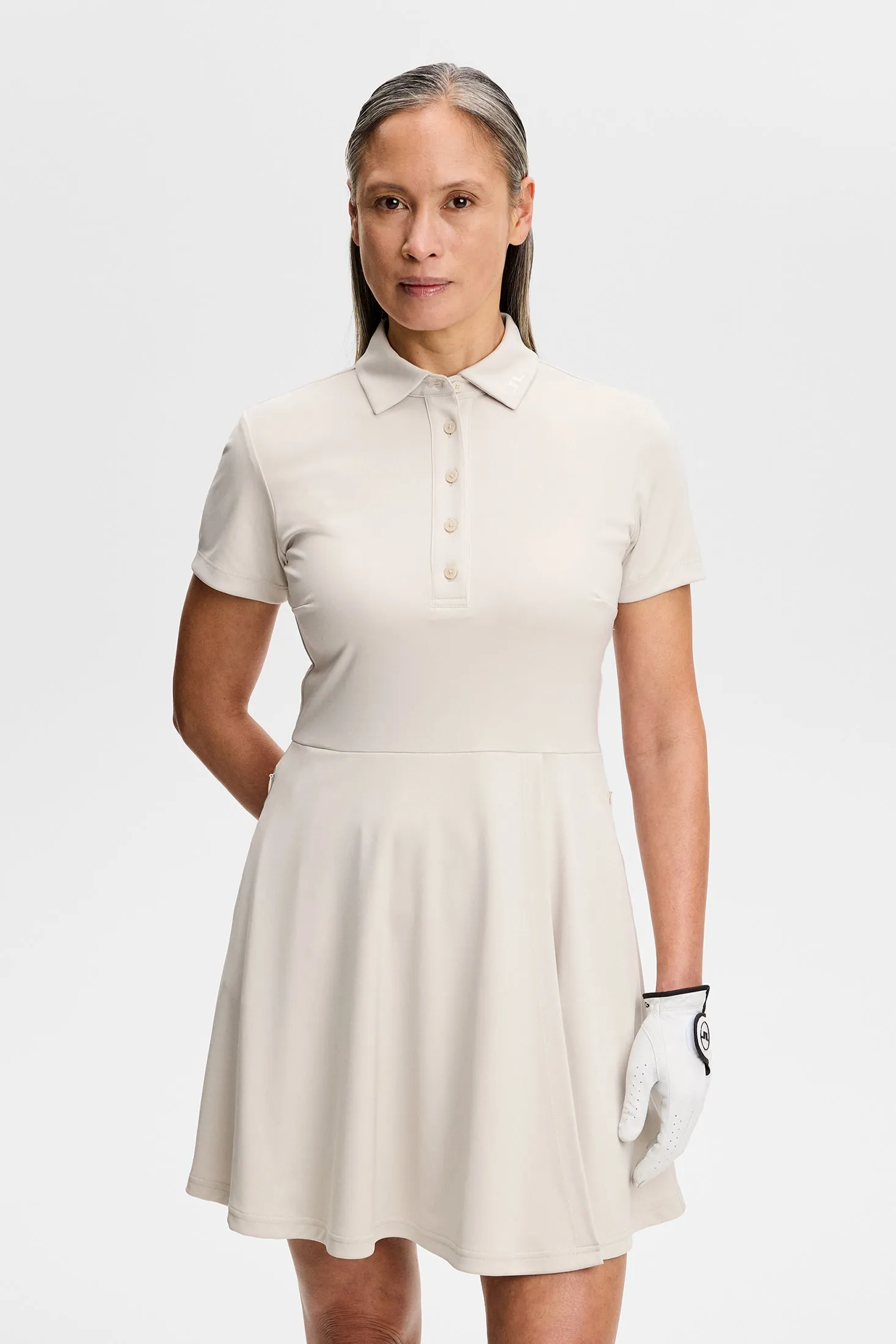 Janna Dress / Moonbeam sold by J. Lindeberg product image thumbnail 3