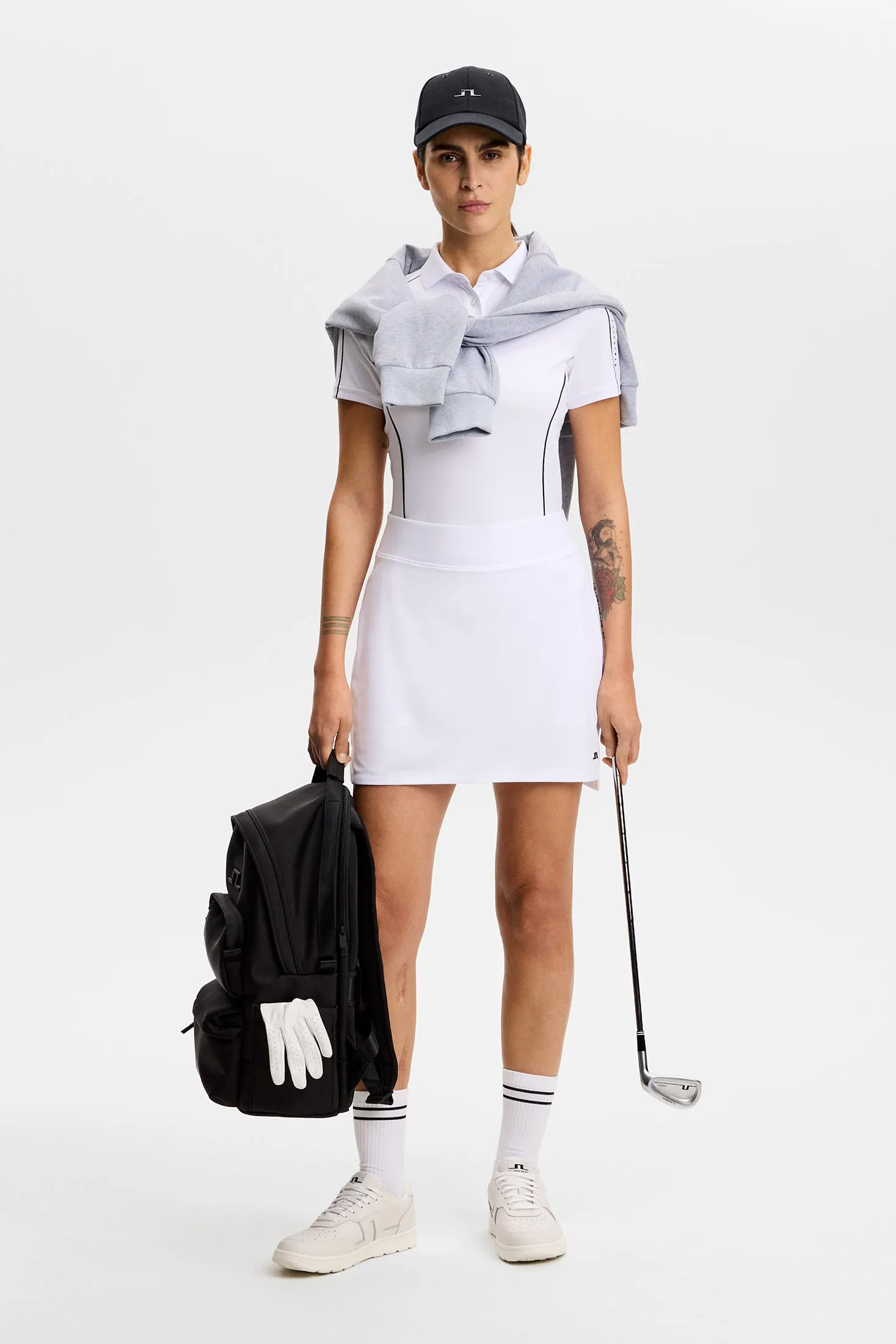 Nadia Skirt / White sold by J. Lindeberg product image thumbnail 5