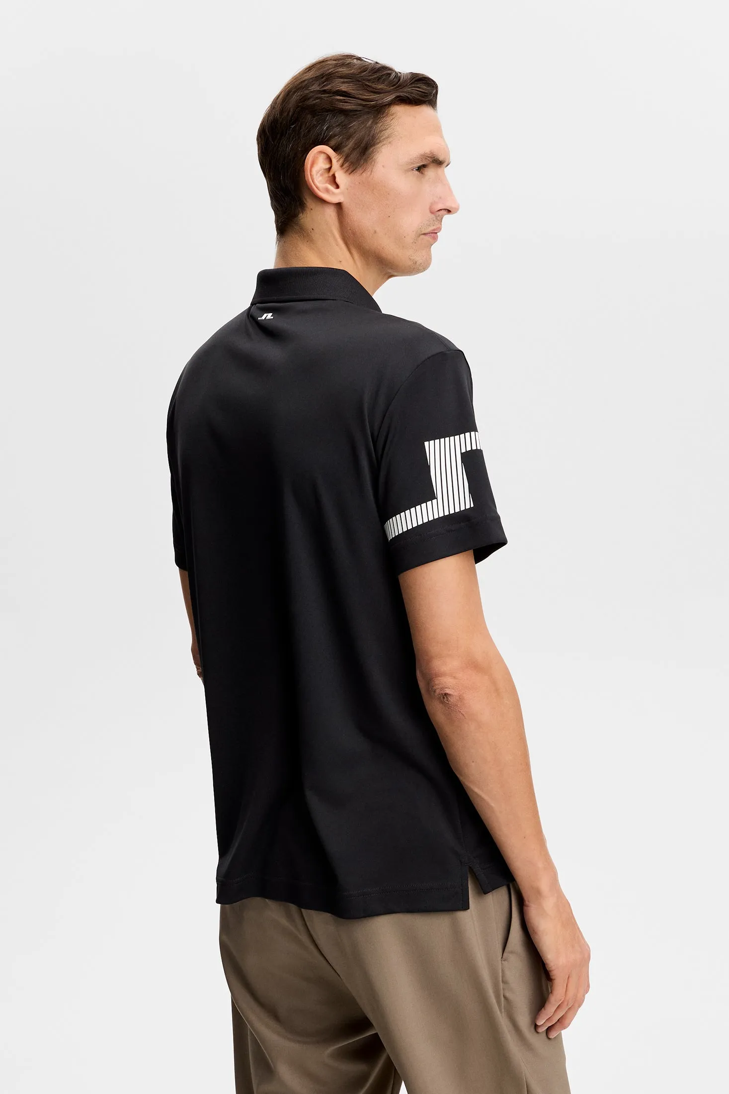 Heath Polo / Black sold by J. Lindeberg product image thumbnail 3