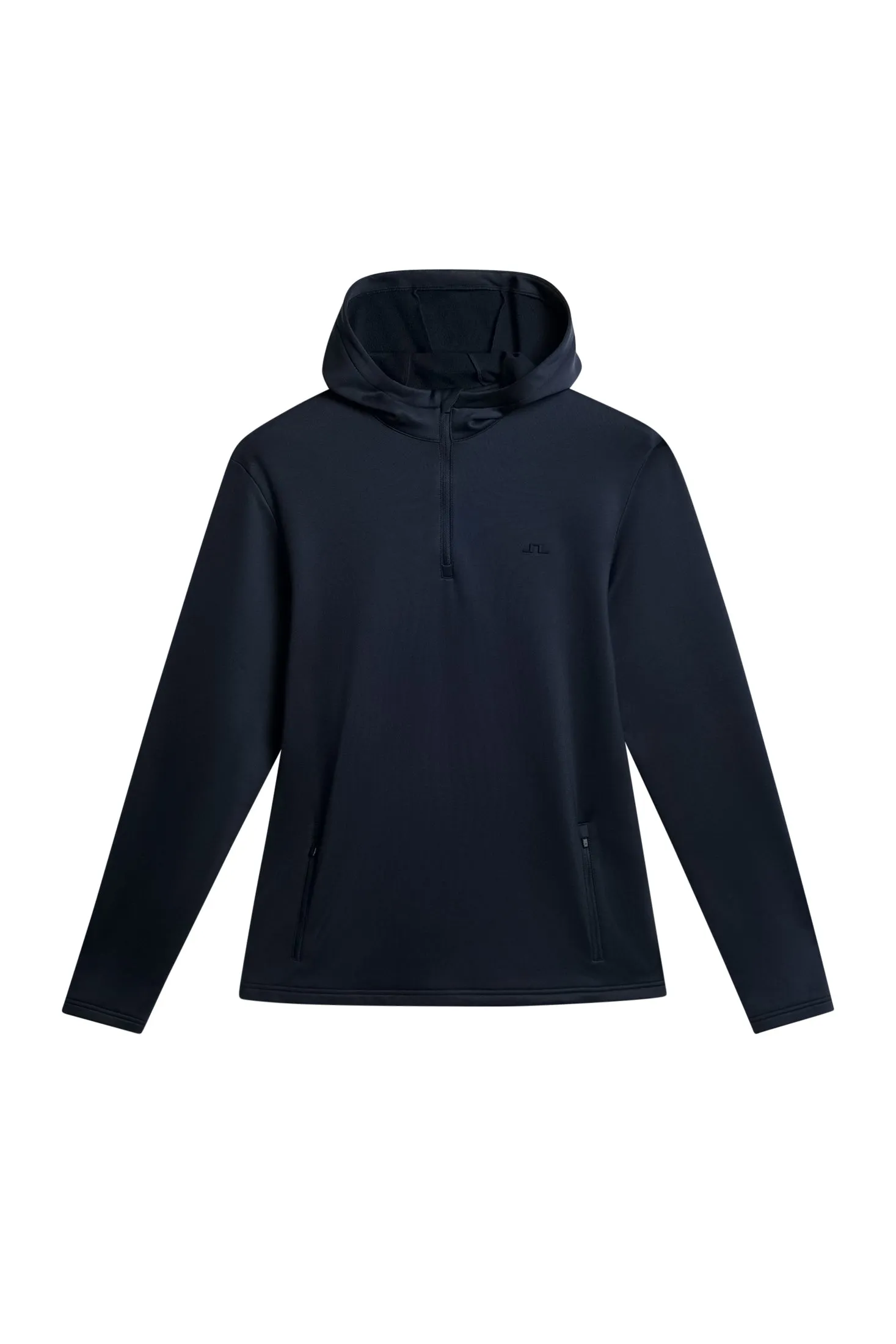 Aerial Quarter Zip Hood / JL Navy sold by J. Lindeberg