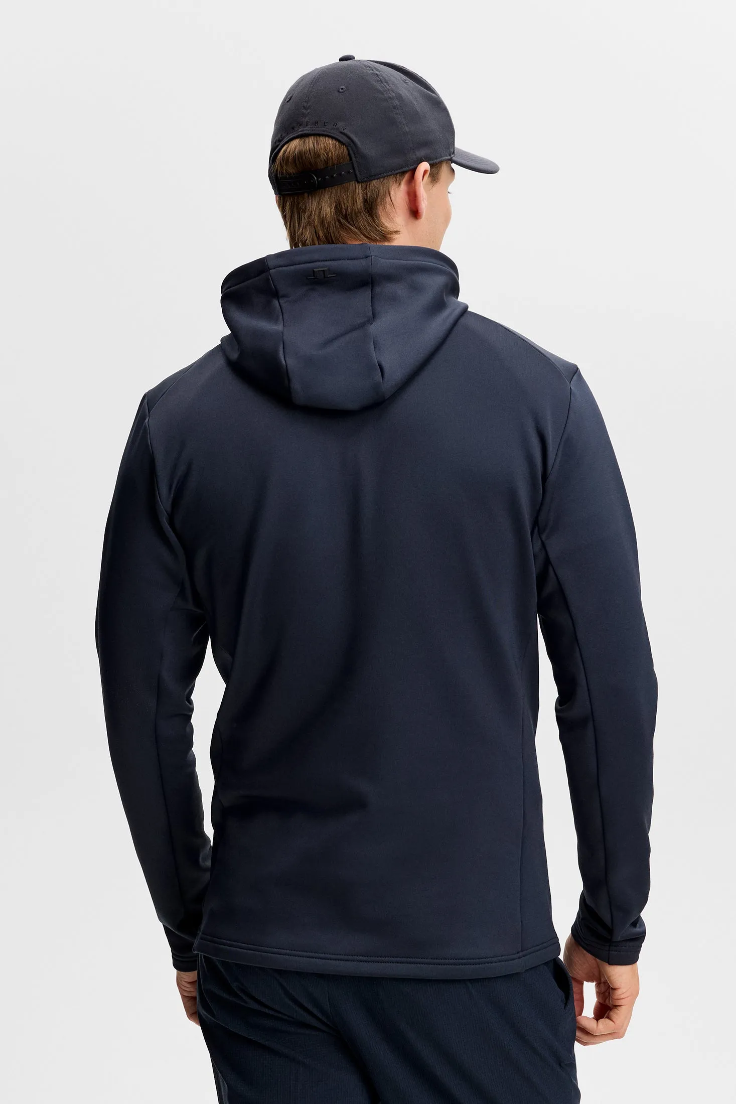 Aerial Quarter Zip Hood / JL Navy sold by J. Lindeberg product image thumbnail 3