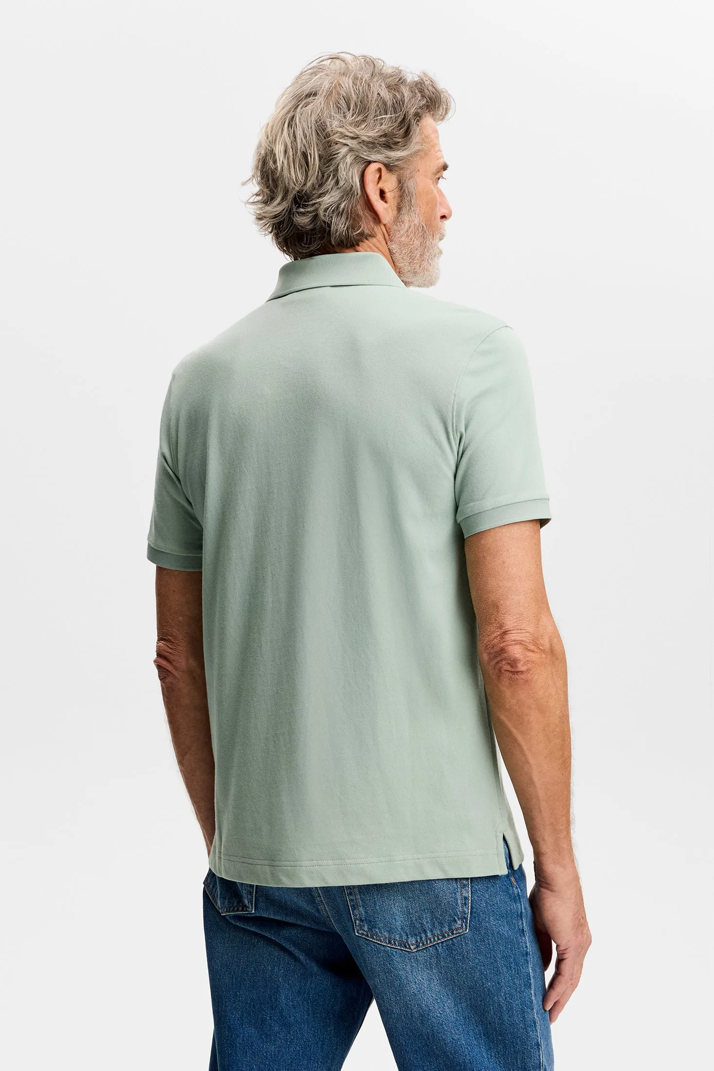 Verse Polo / Jadeite sold by J. Lindeberg product image thumbnail 4