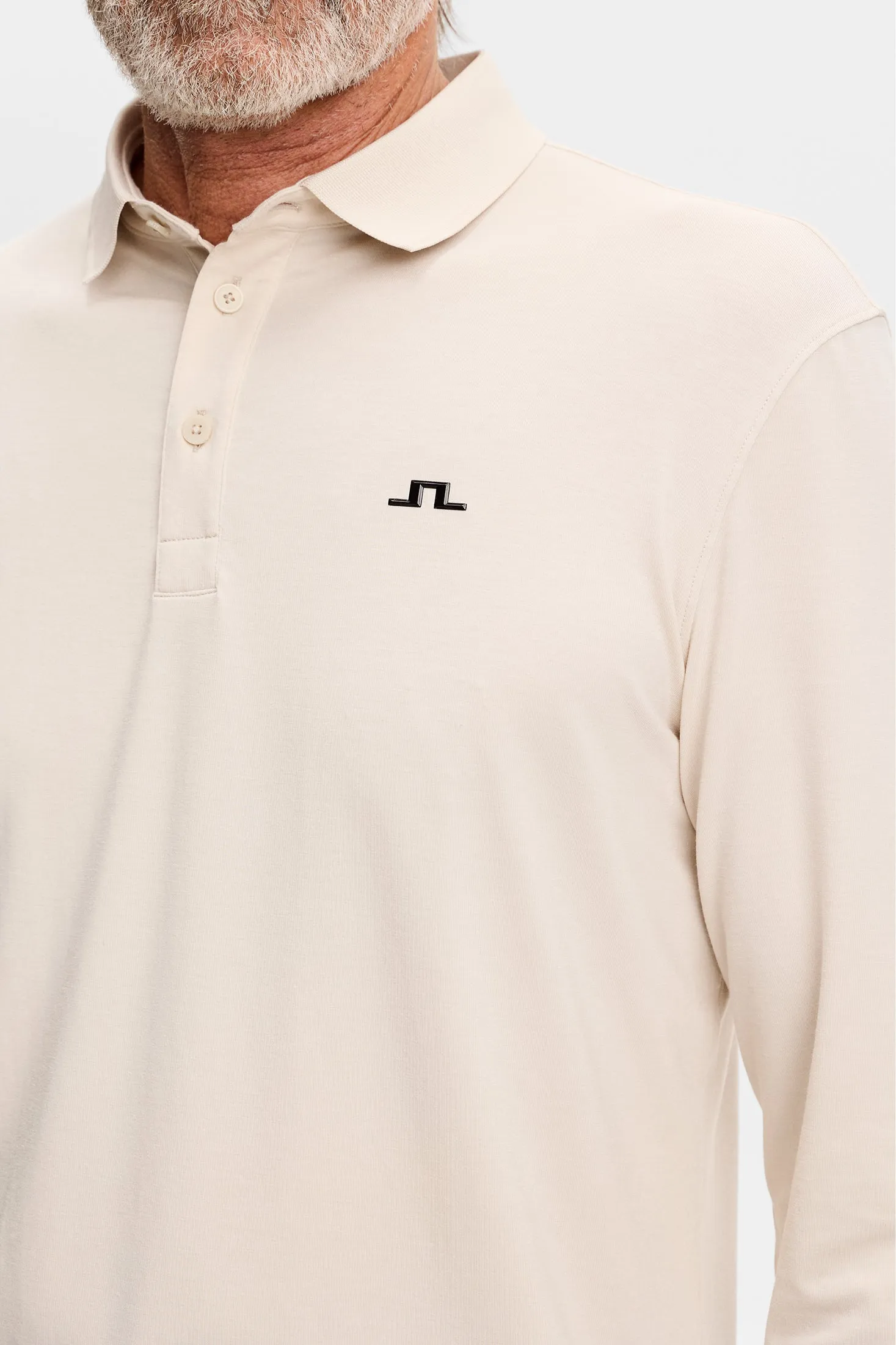 Florian LS Polo / Moonbeam sold by J. Lindeberg product image thumbnail 4