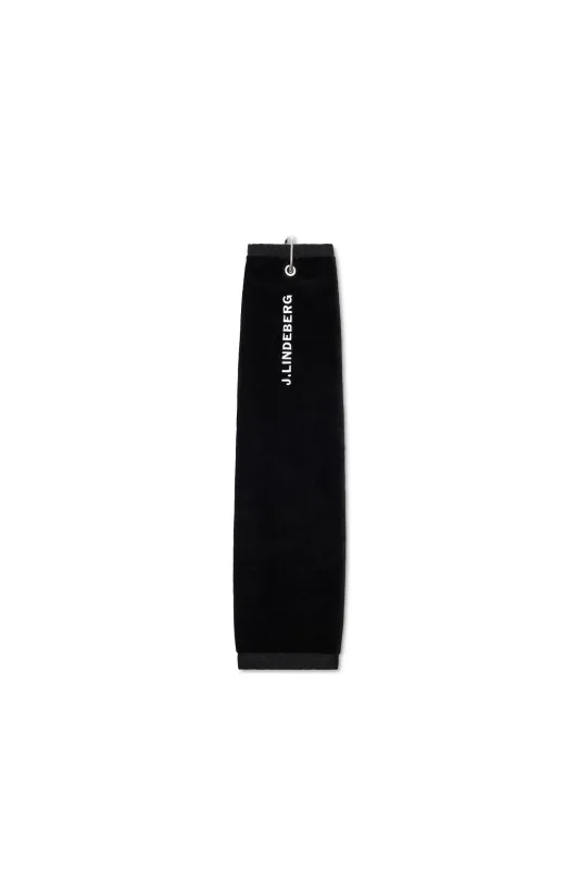 Drohen Towel / Black sold by J. Lindeberg