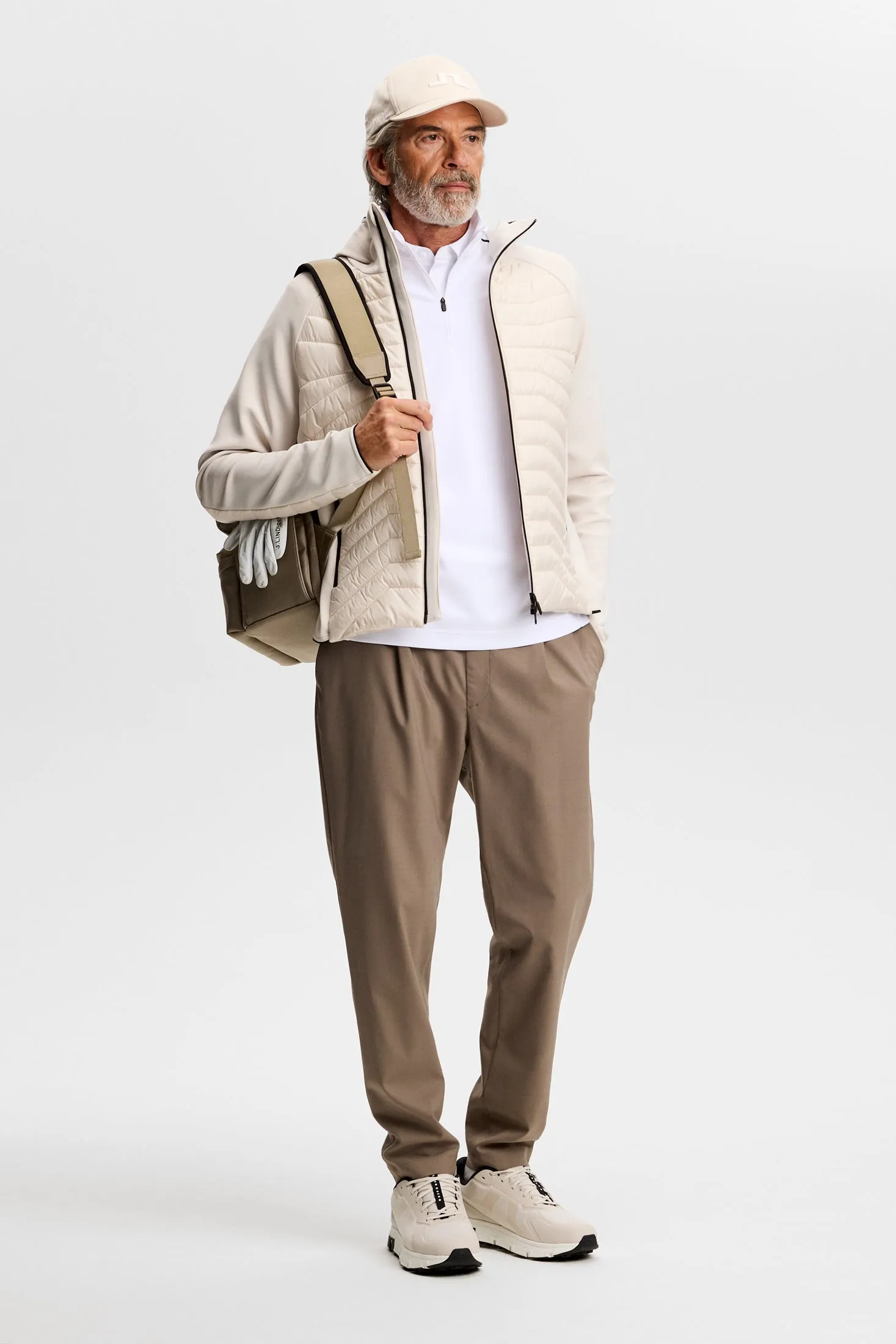 Heyden Quilt Hybrid Hood / Moonbeam sold by J. Lindeberg product image thumbnail 5