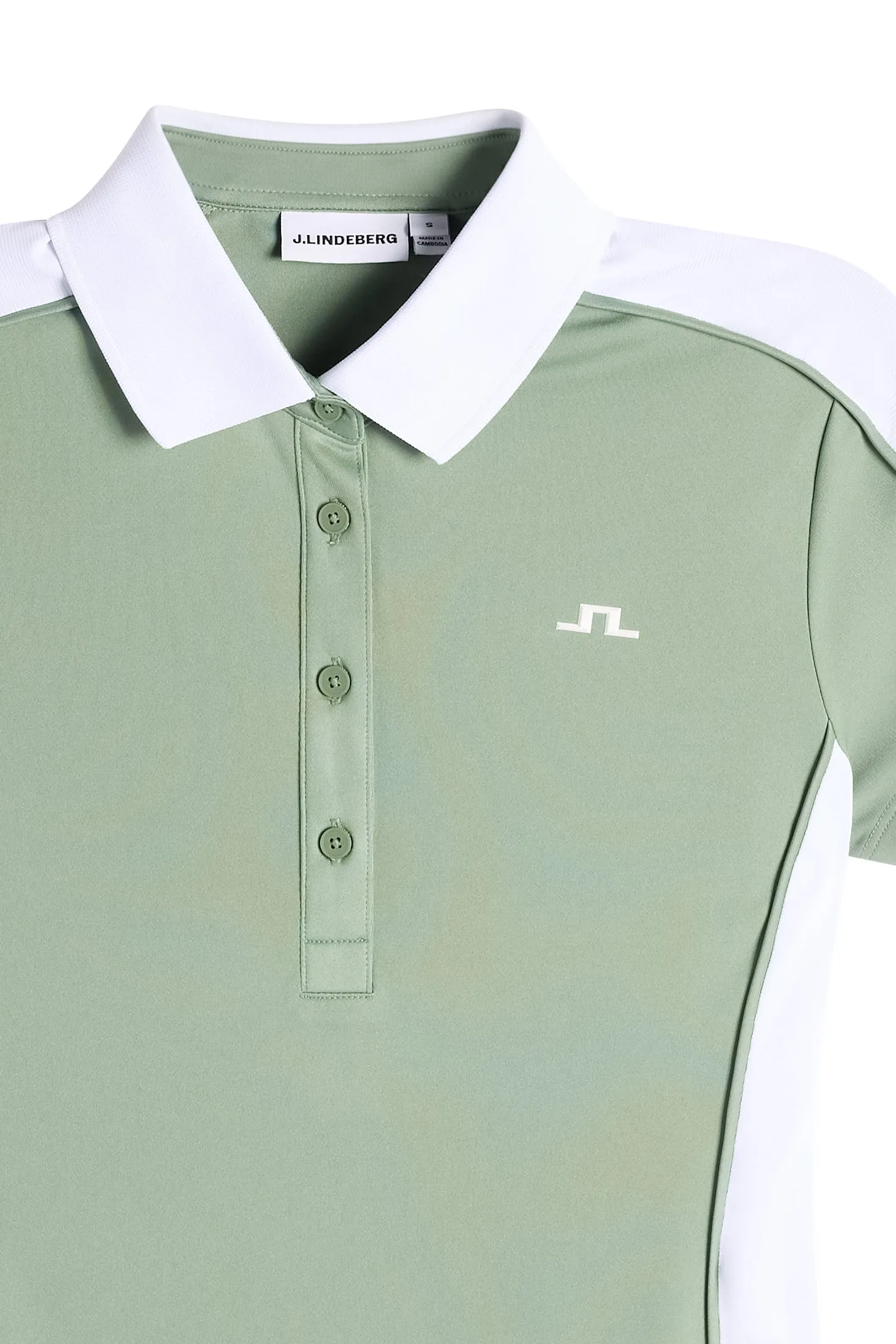 Demi Polo / Hedge Green sold by J. Lindeberg product image thumbnail 3
