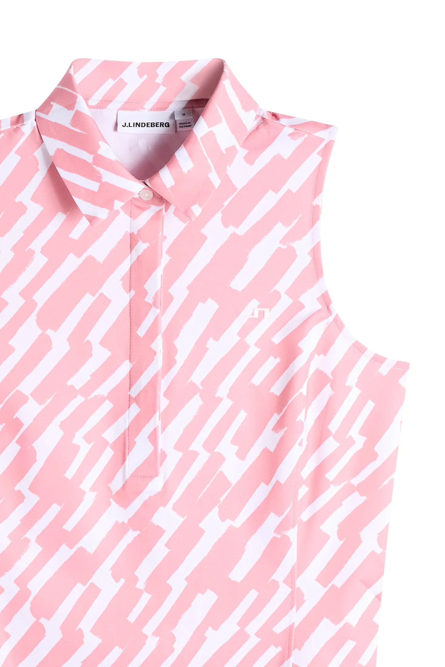 Dena Print Sleeveless Polo / Oak Flamingo M sold by J. Lindeberg product image thumbnail 2