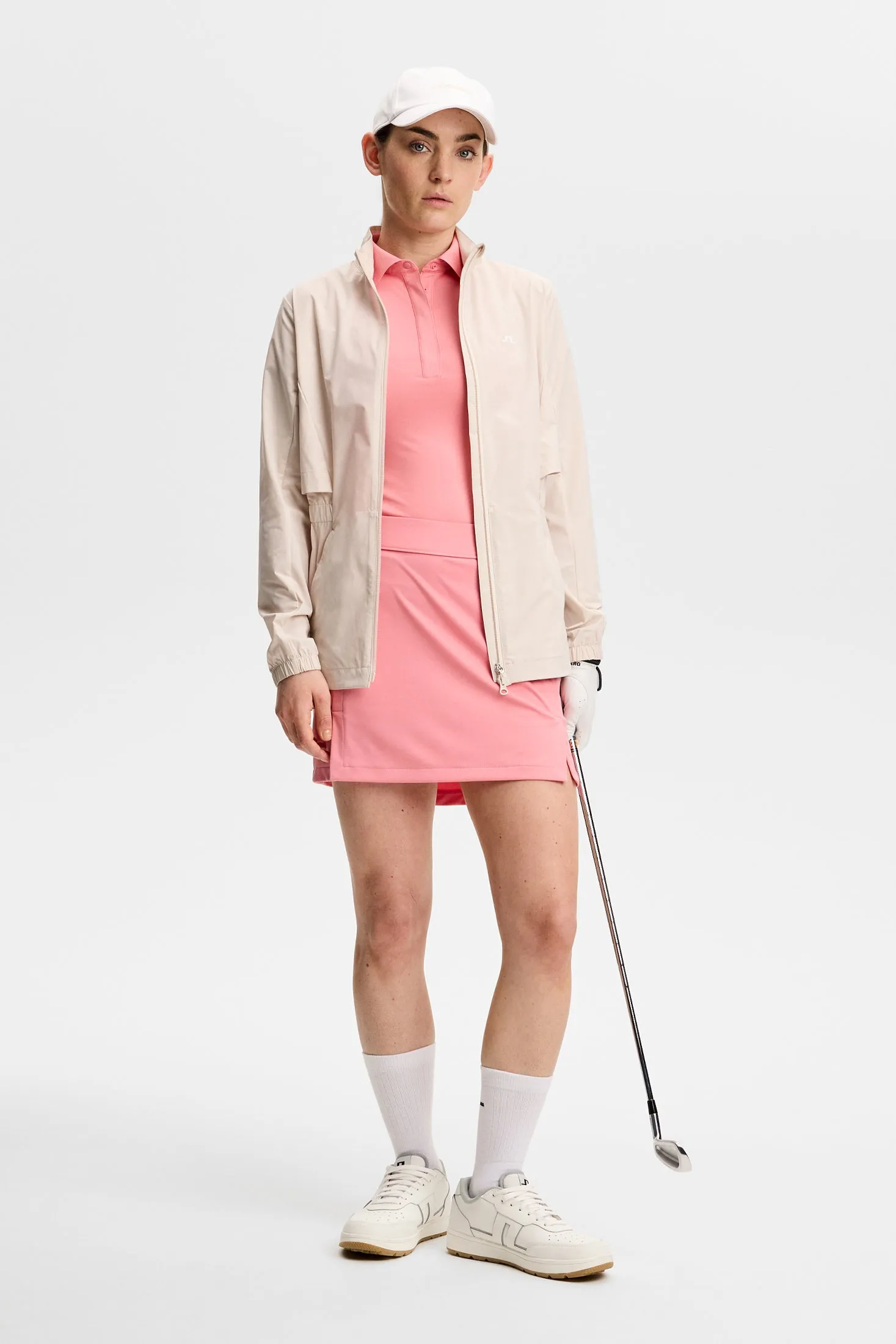 Krissi Sleeveless Polo / Flamingo Plume sold by J. Lindeberg product image thumbnail 4