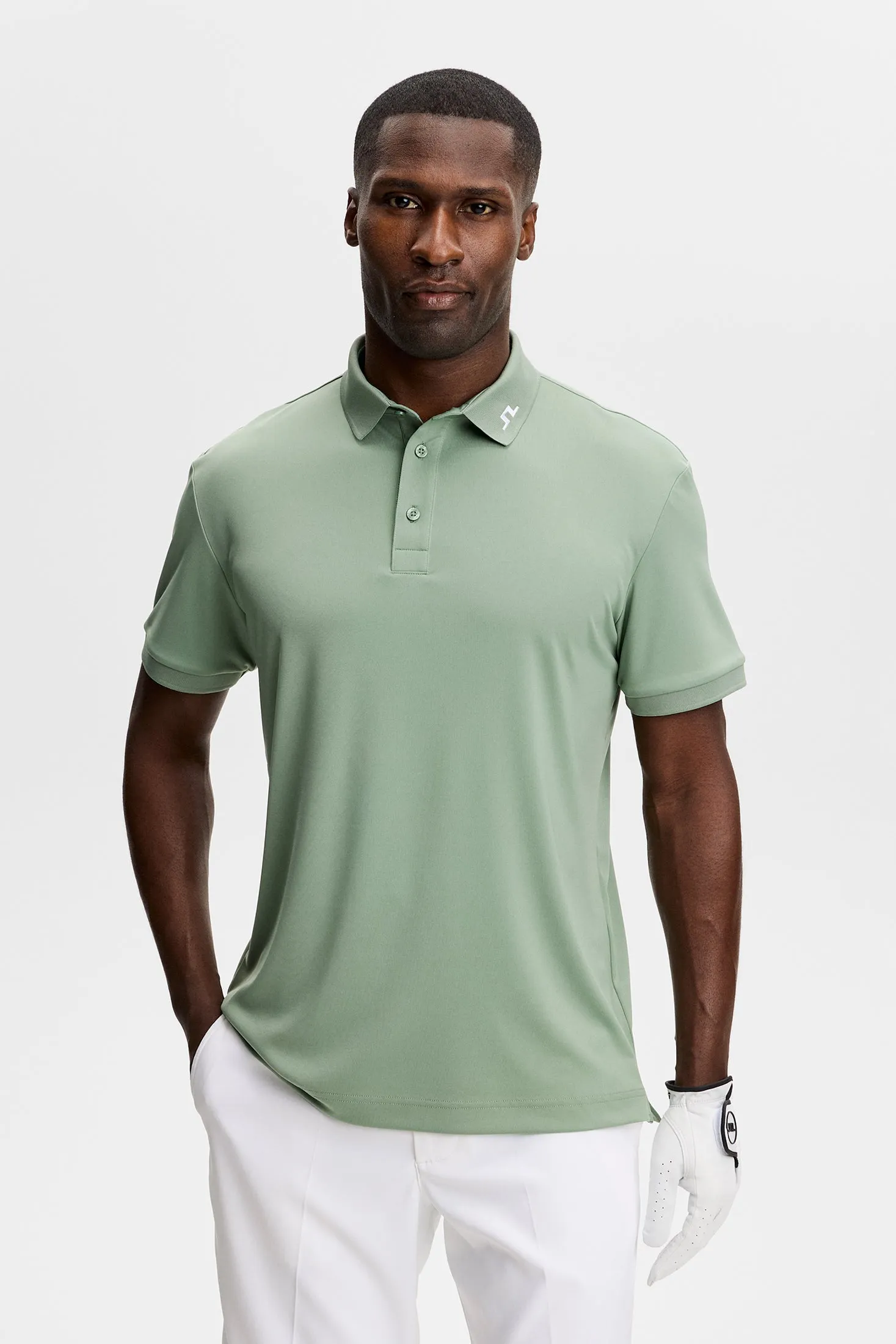 KV Polo / Hedge Green sold by J. Lindeberg product image thumbnail 3