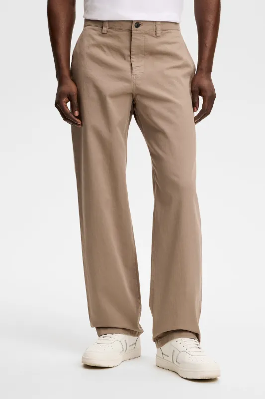 Devyn Straight Cotton Pants / Brindle made by J. Lindeberg