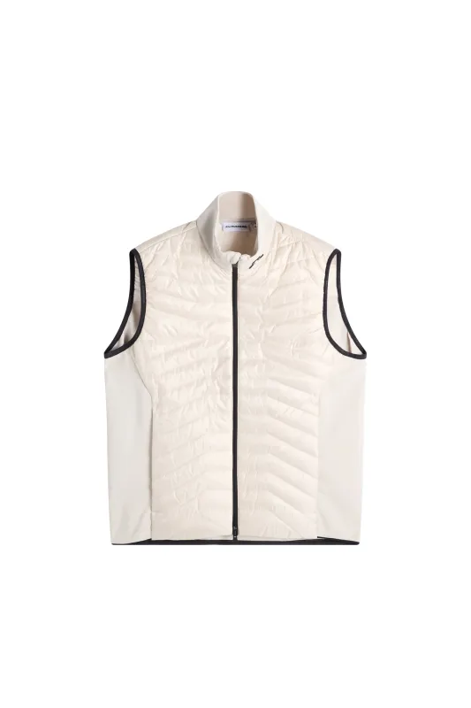 Heyden Quilt Hybrid Vest / Moonbeam made by J. Lindeberg