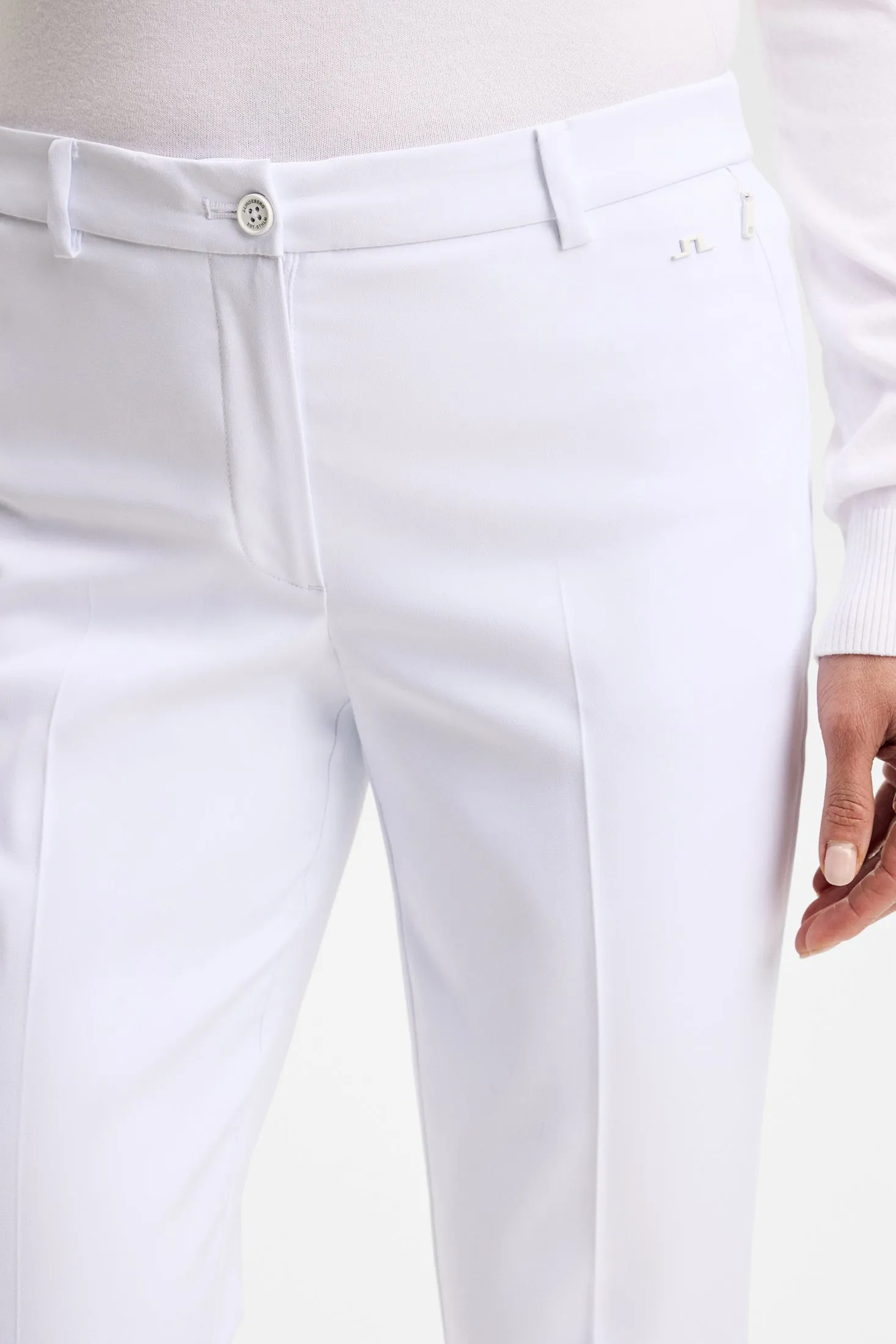 Pia Pant / White sold by J. Lindeberg product image thumbnail 4