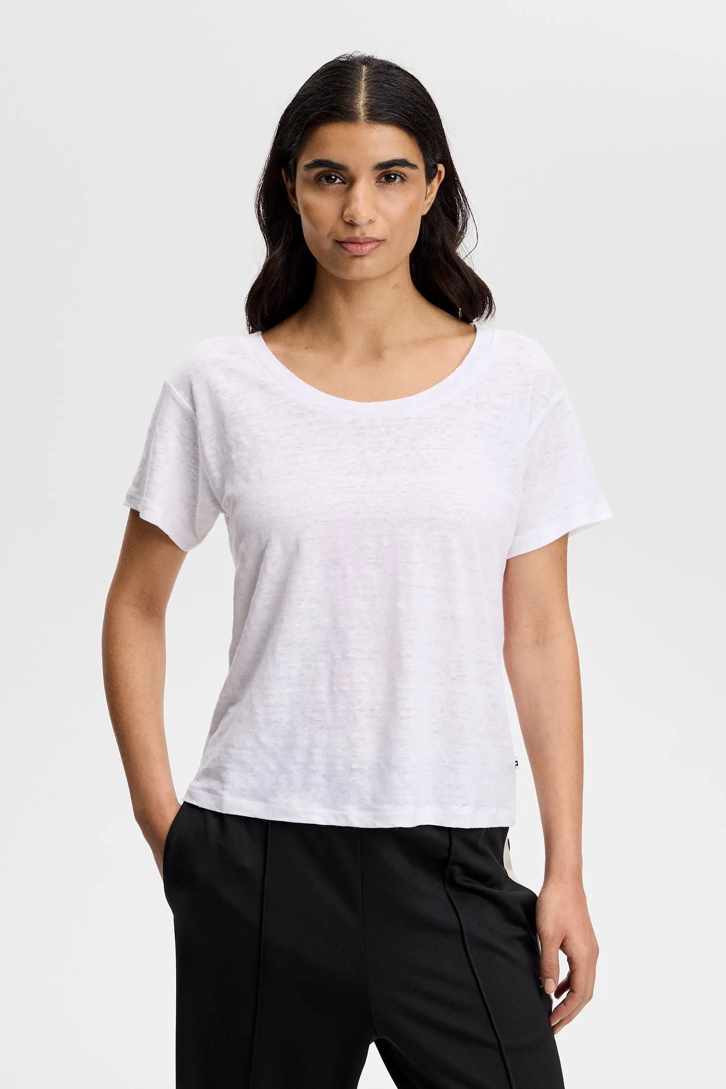 Cammie T-Shirt / White sold by J. Lindeberg product image thumbnail 2