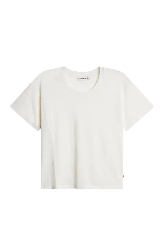 Cammie T-Shirt / White sold by J. Lindeberg