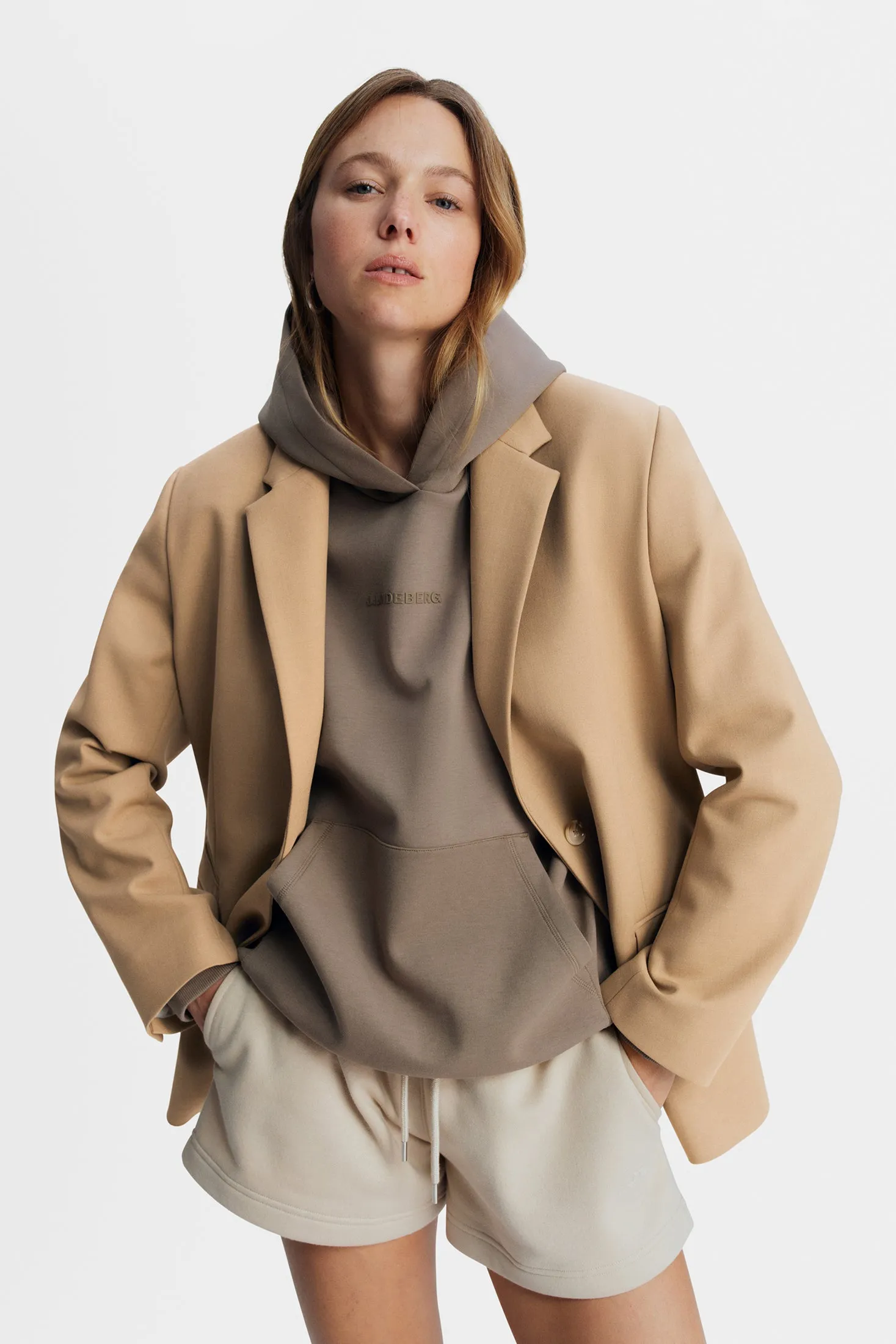 Amanda Compact Stretch Blazer / Brindle sold by J. Lindeberg product image thumbnail 3