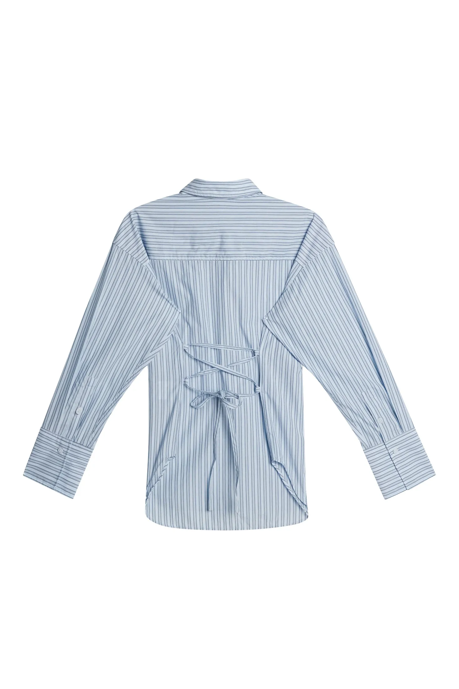 Kristina Cotton Stripe Shirt / Forget-Me-Not sold by J. Lindeberg product image thumbnail 2